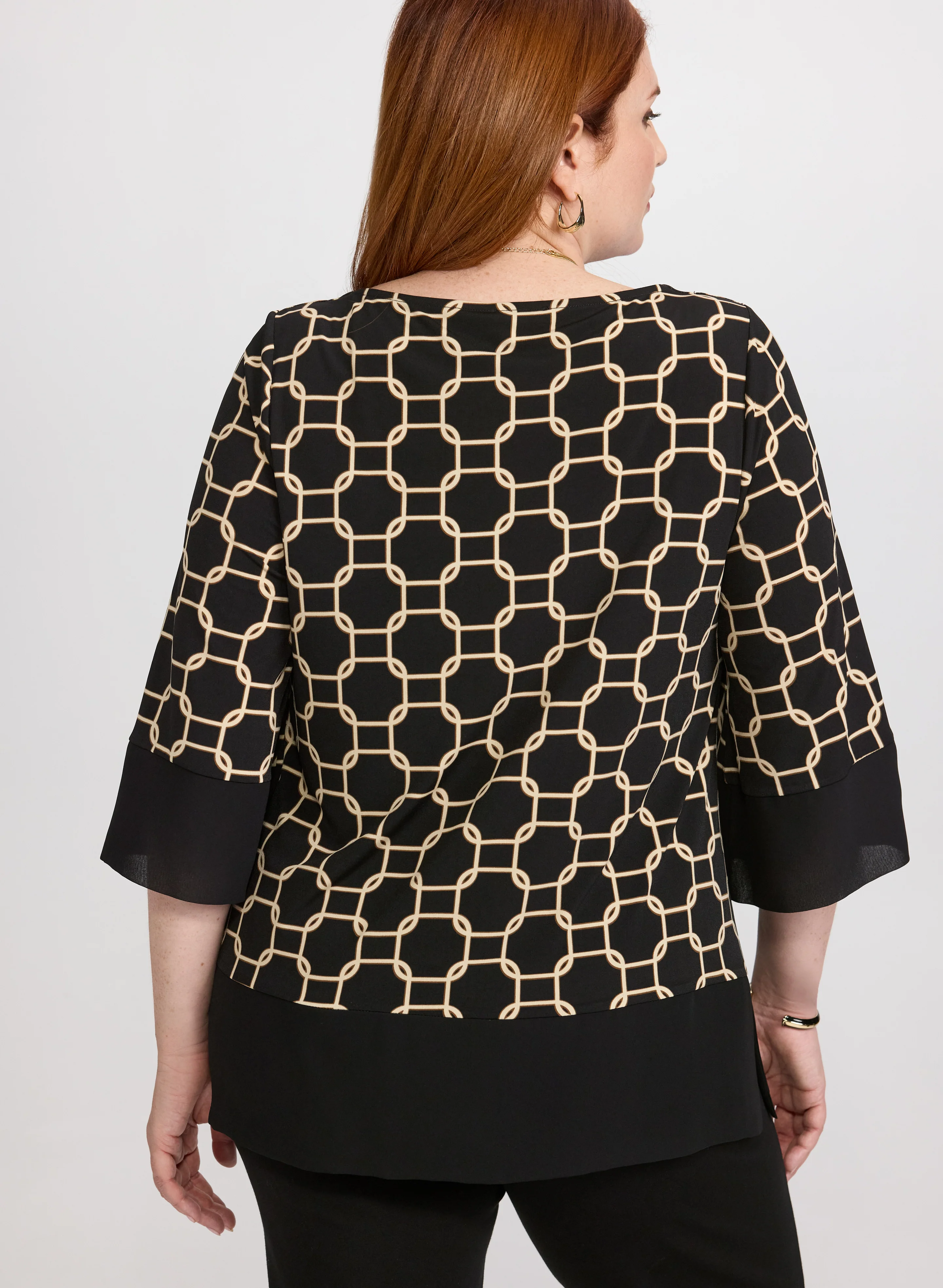 Chain Print Blouse - Image 4