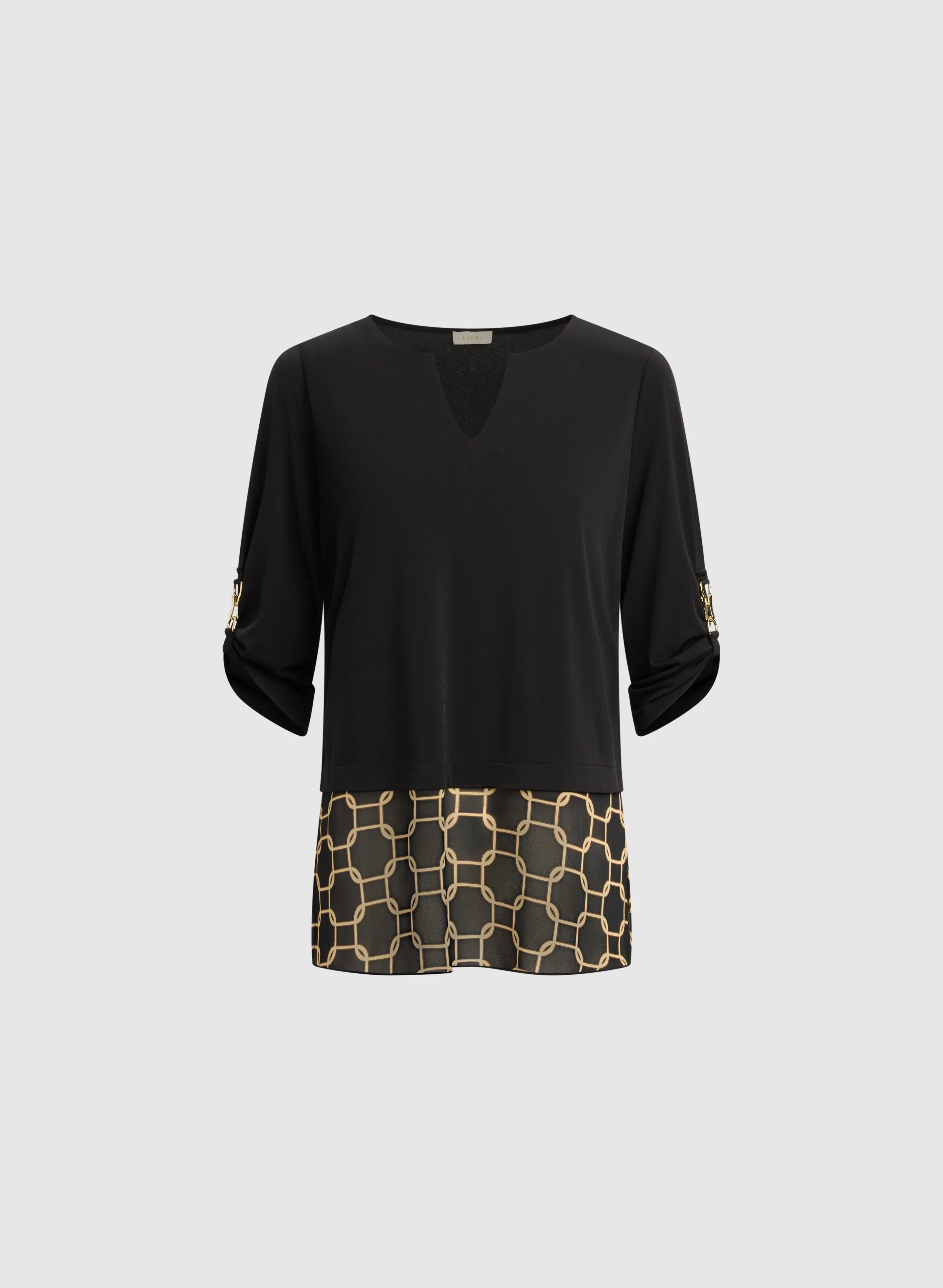 Chain Print Top - Image 6