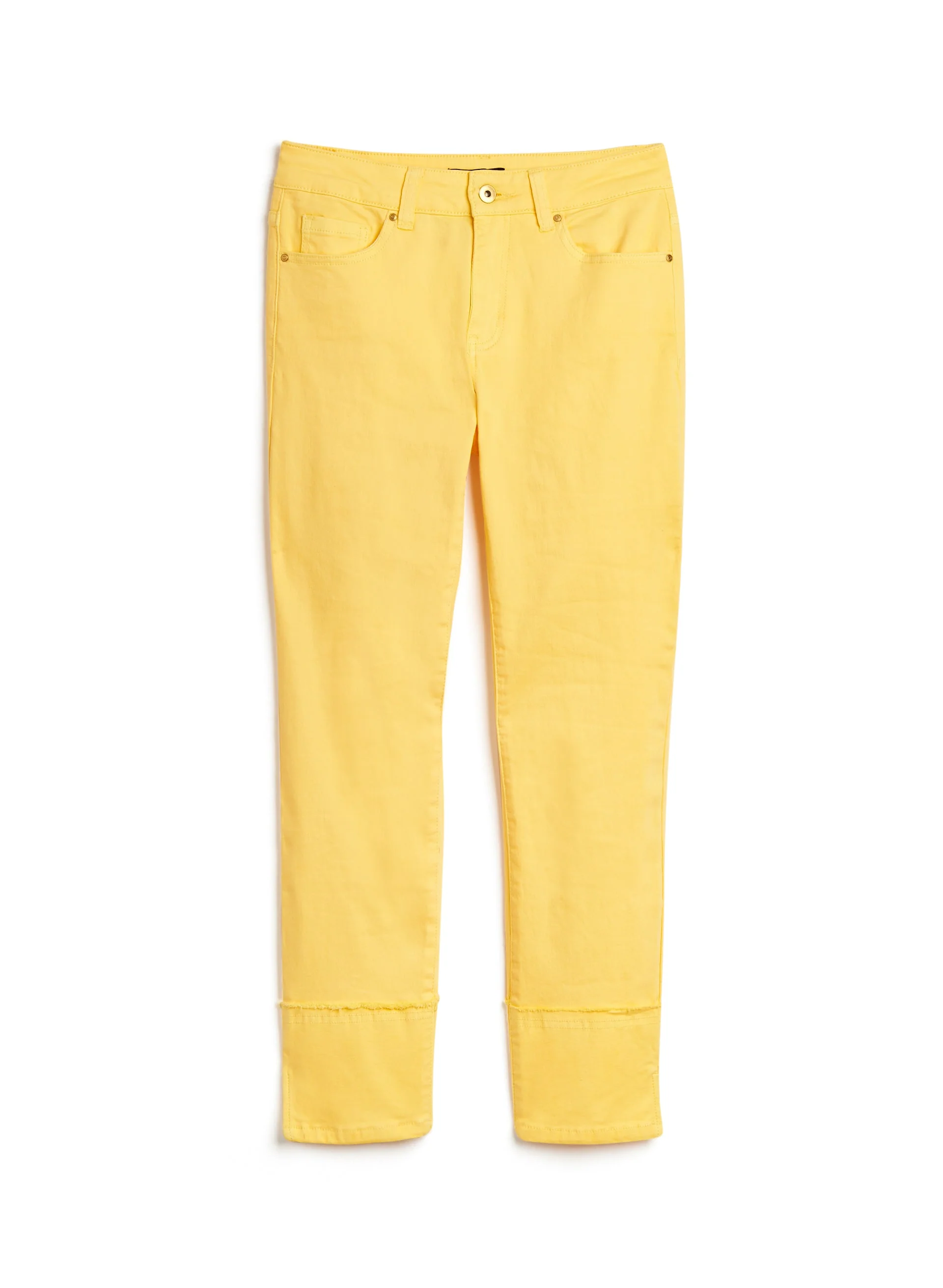 Charlie B - Flare Leg Cuff Detail Pants - Image 5