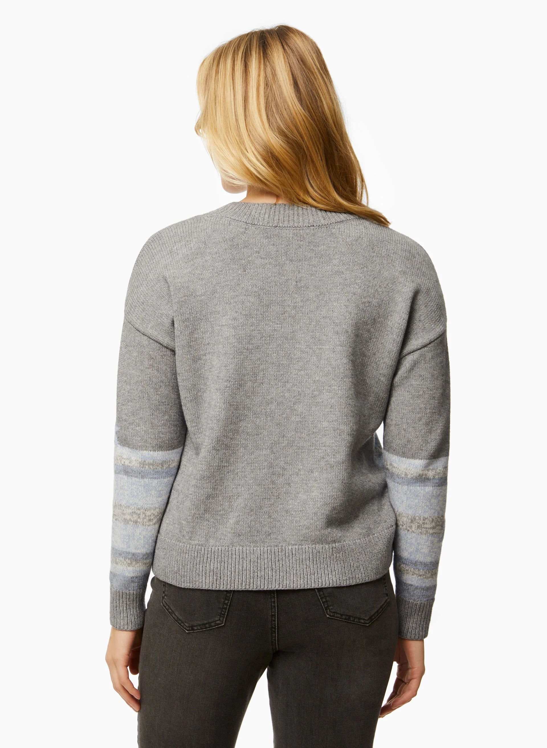 Charlie B - Stripe Print Sweater - Image 4