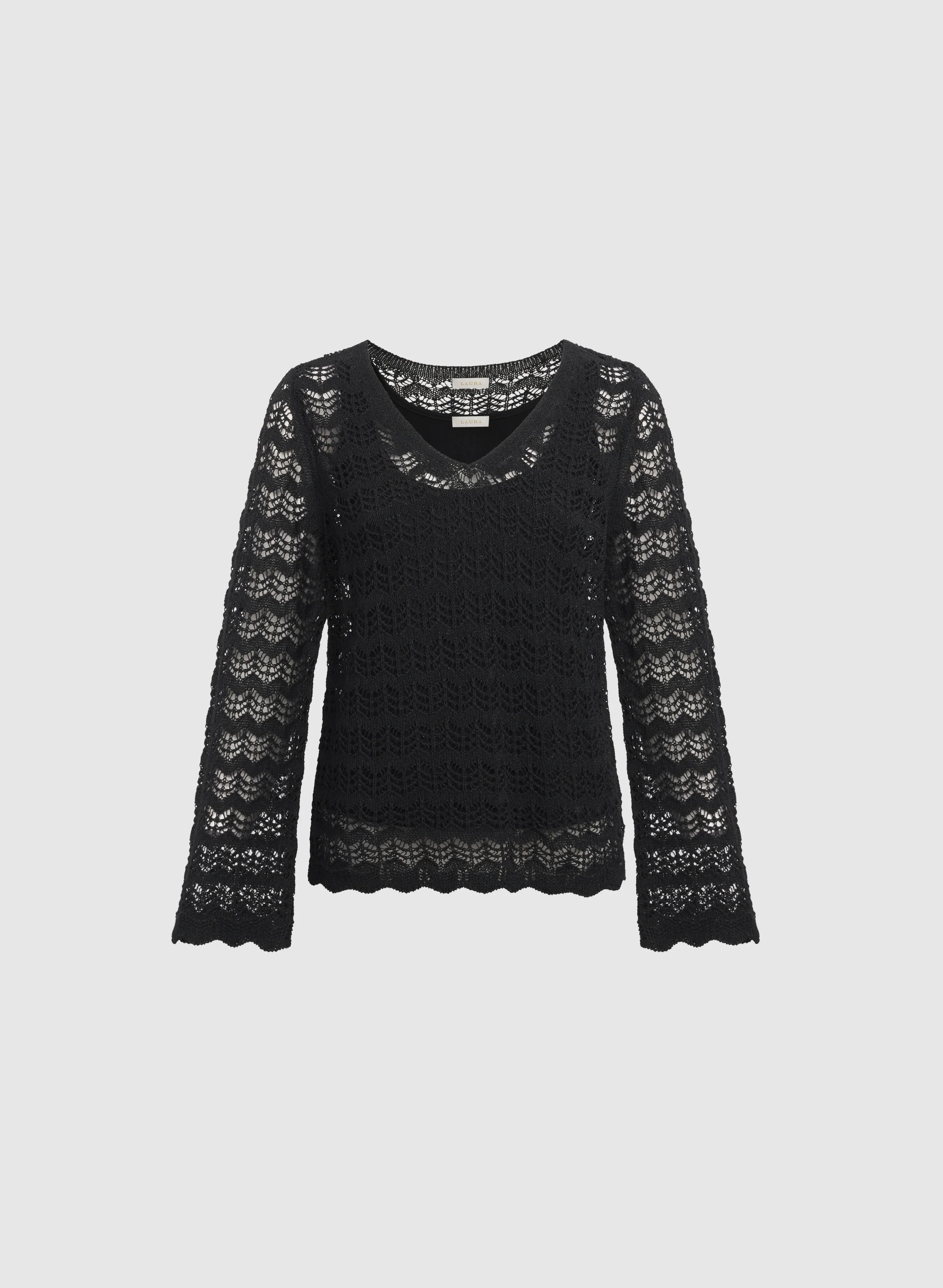 Chevron Knit Pullover - Image 6