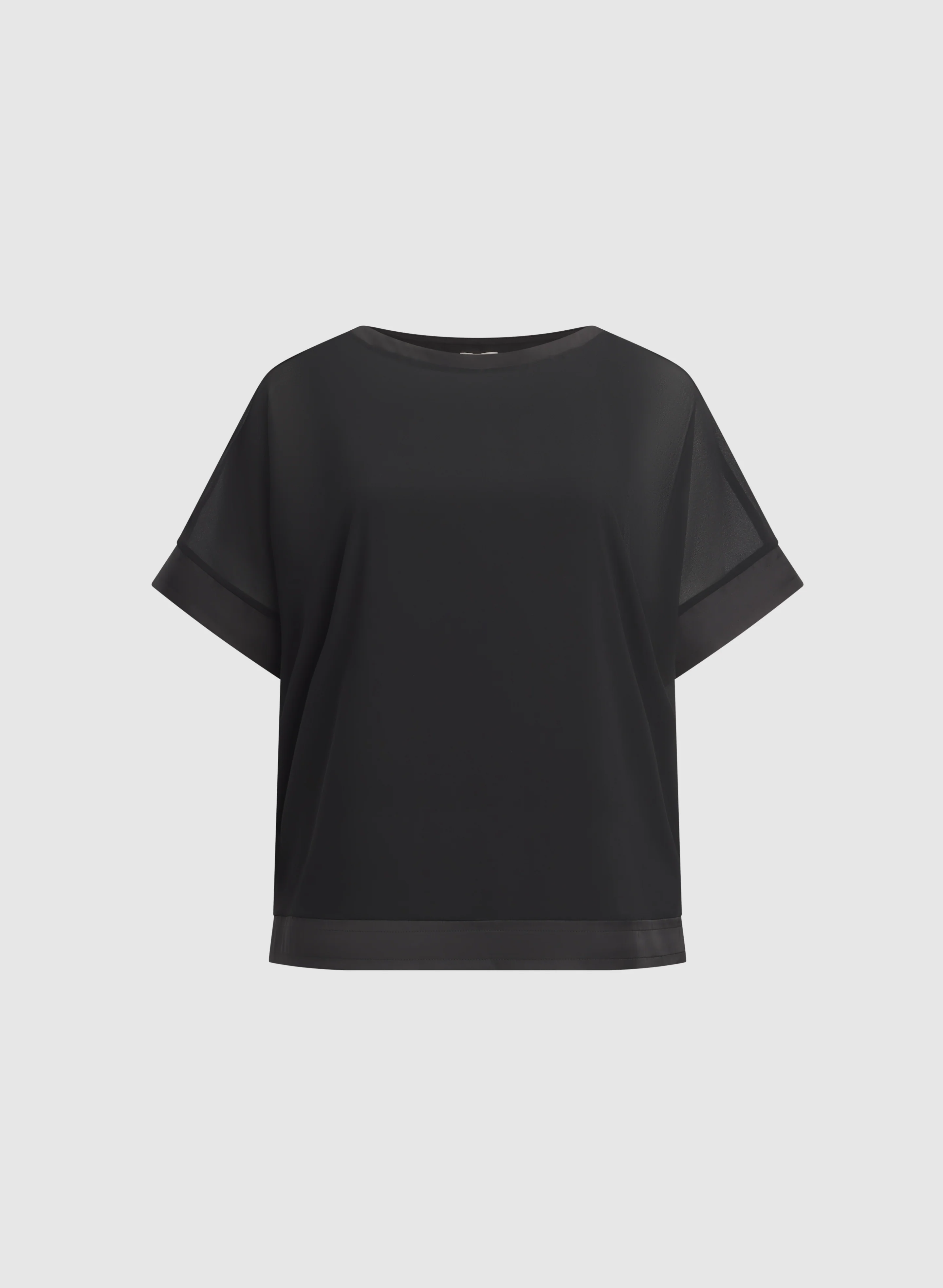 Chiffon Boat Neck Top - Image 6