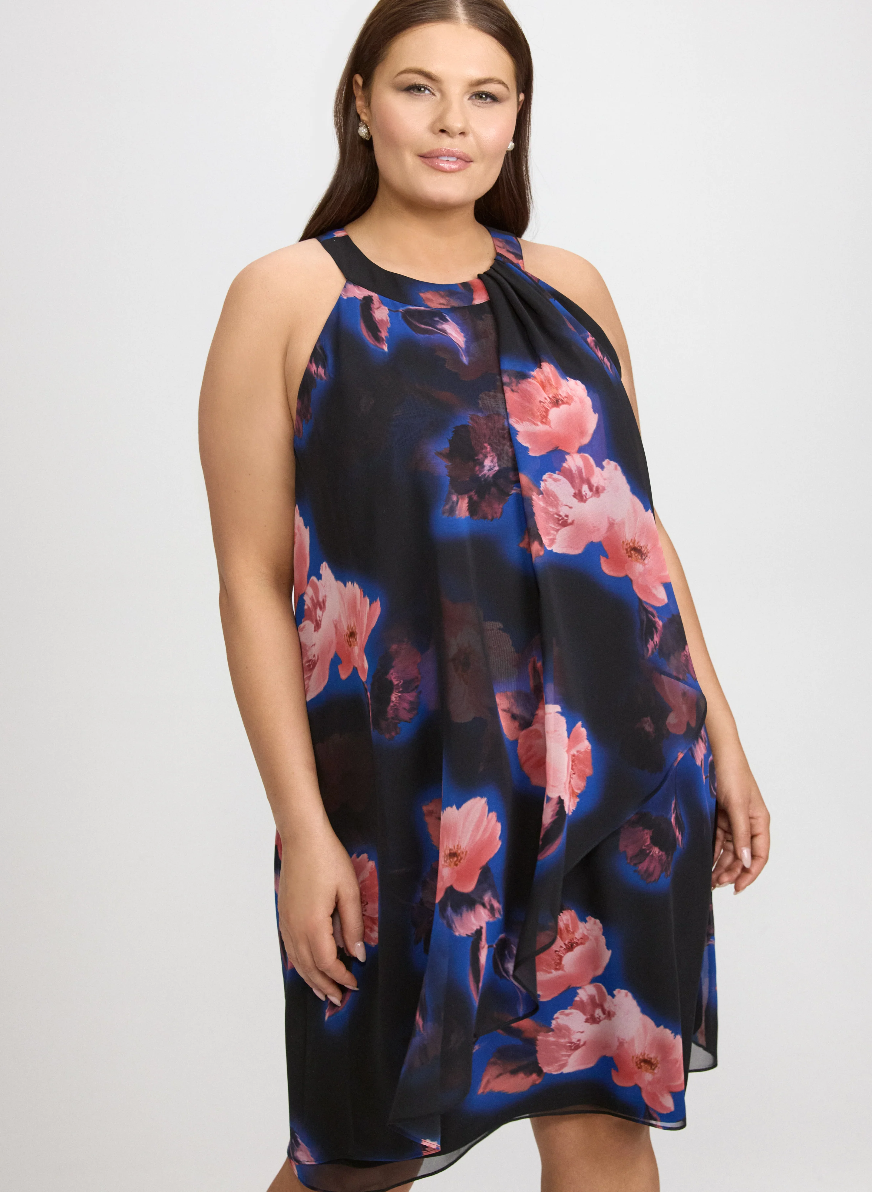 Chiffon Halter Neck Dress - Image 4