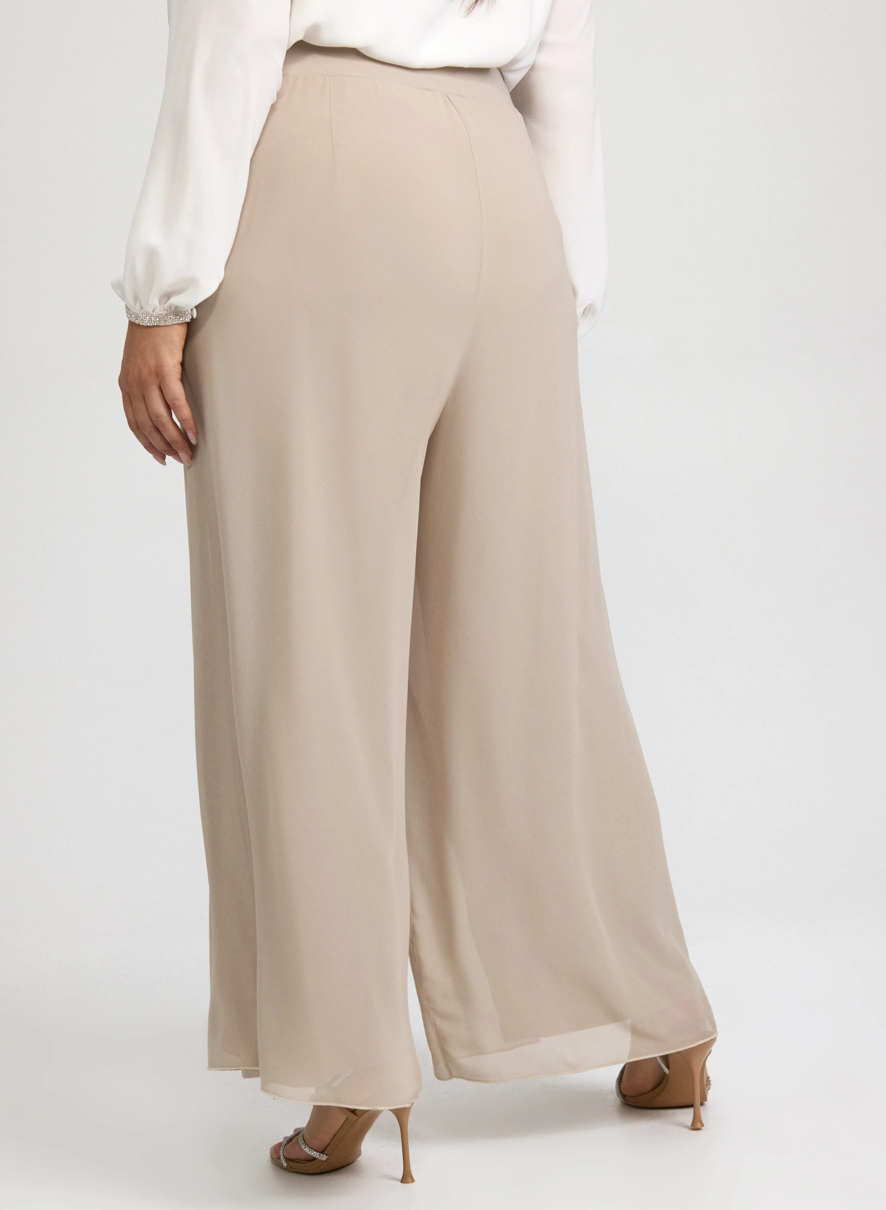 Chiffon Overlay Pants - Image 5
