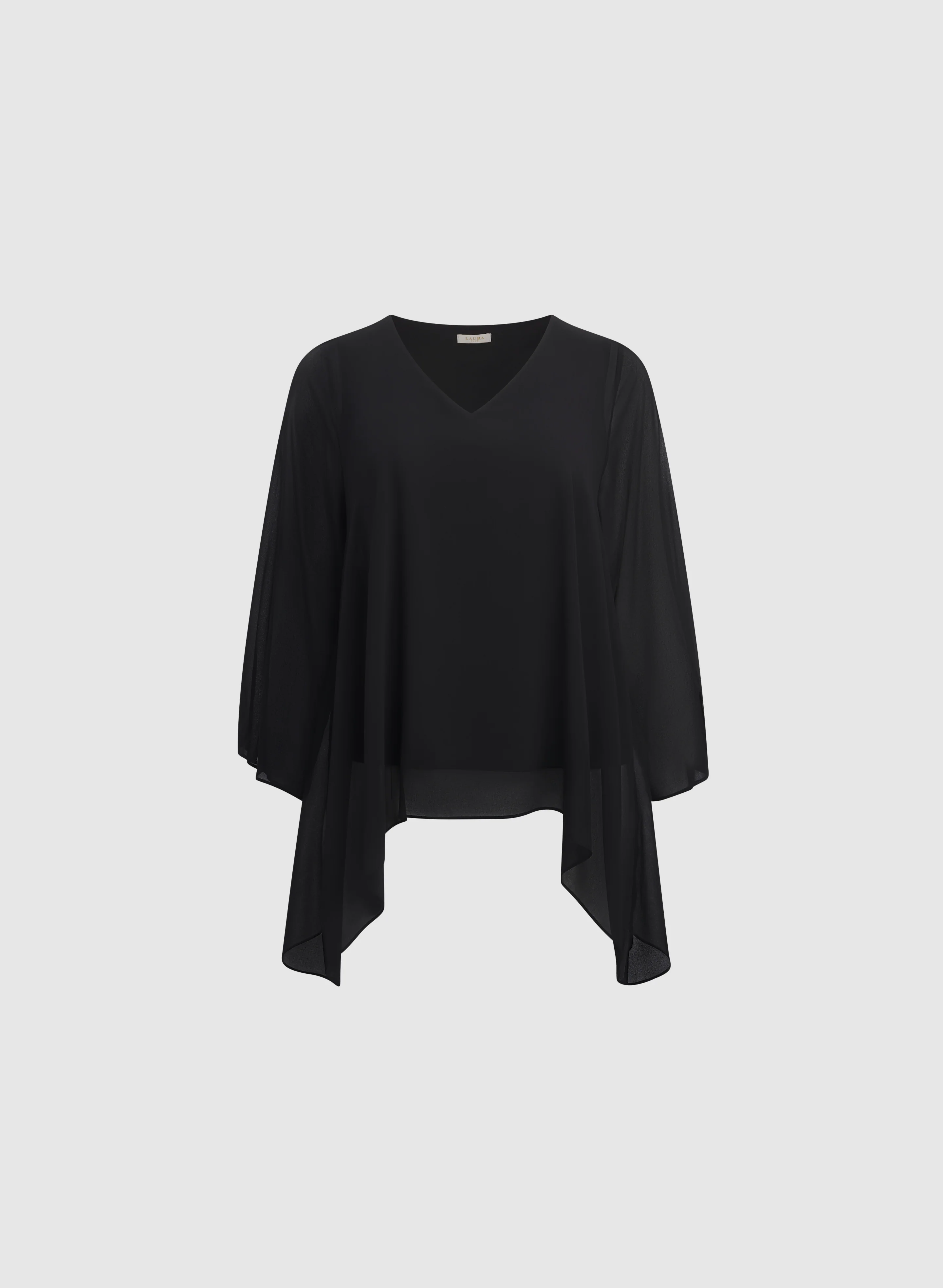 Chiffon Poncho Blouse - Image 6