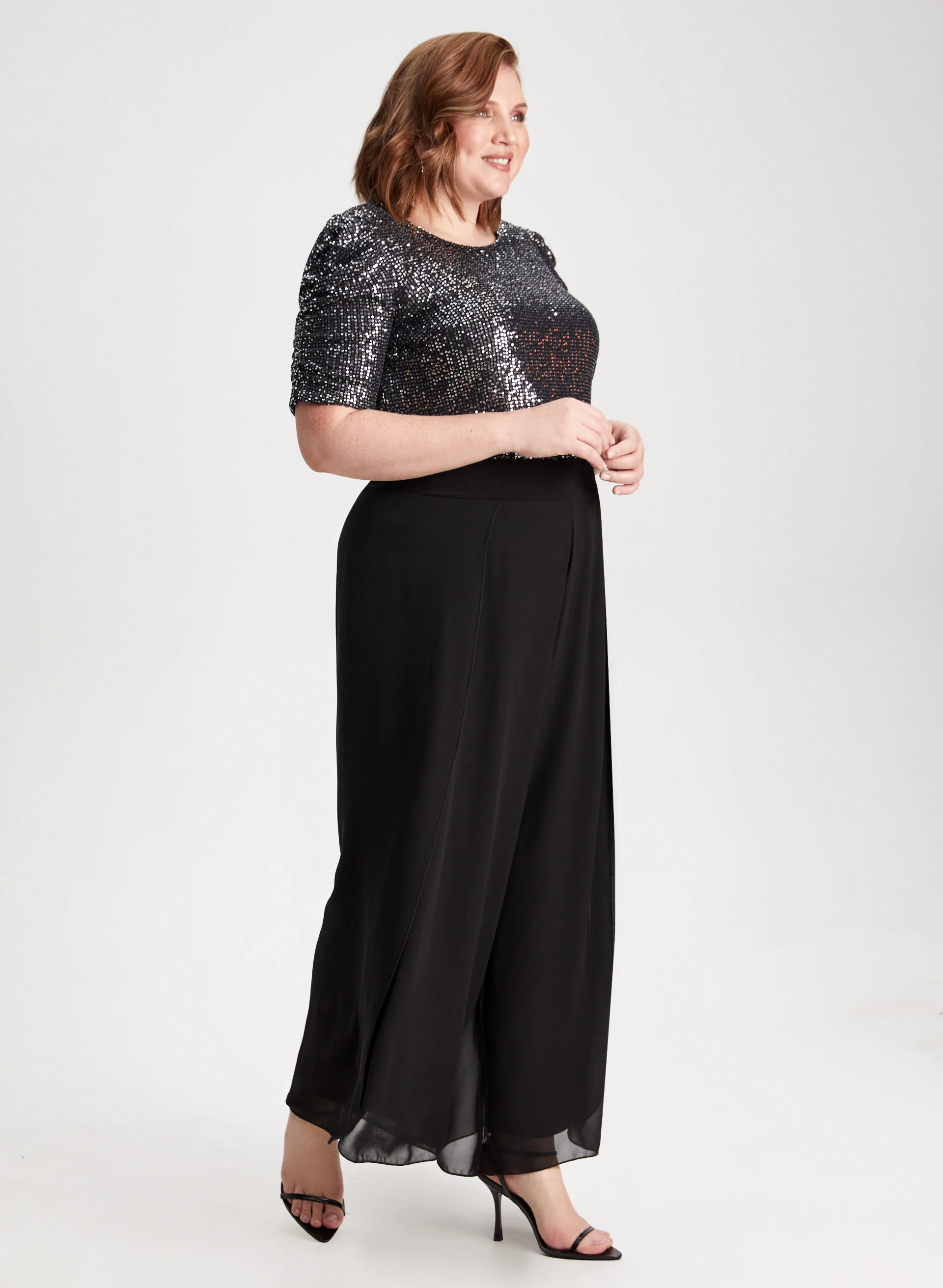 Olivia Chiffon Wide-Leg Pants - Image 5