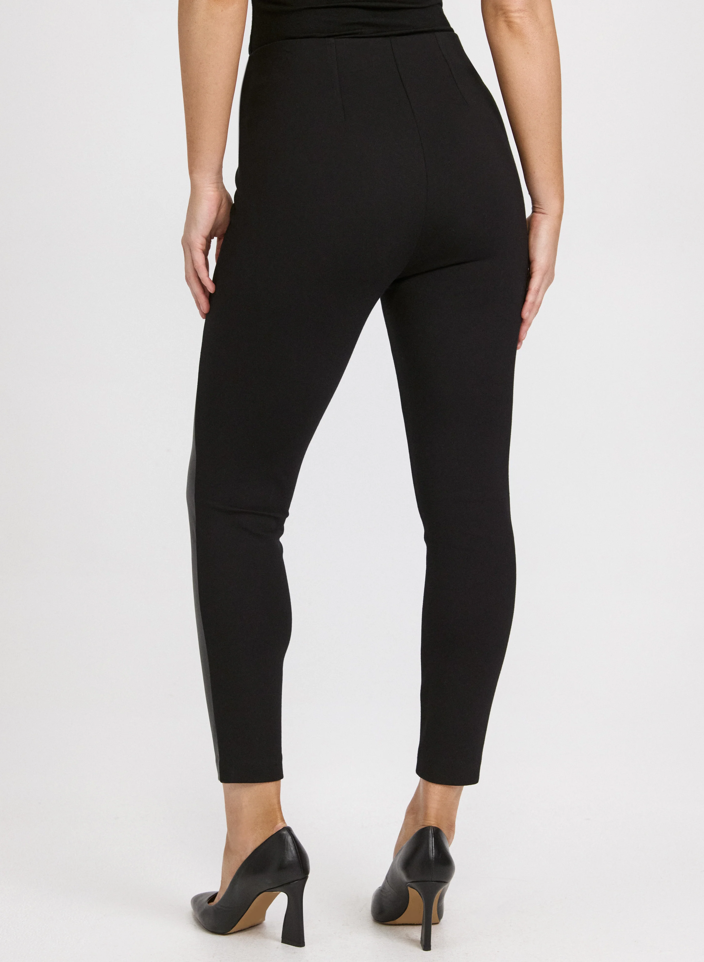 Chloe Vegan Leather Leggings - Image 2
