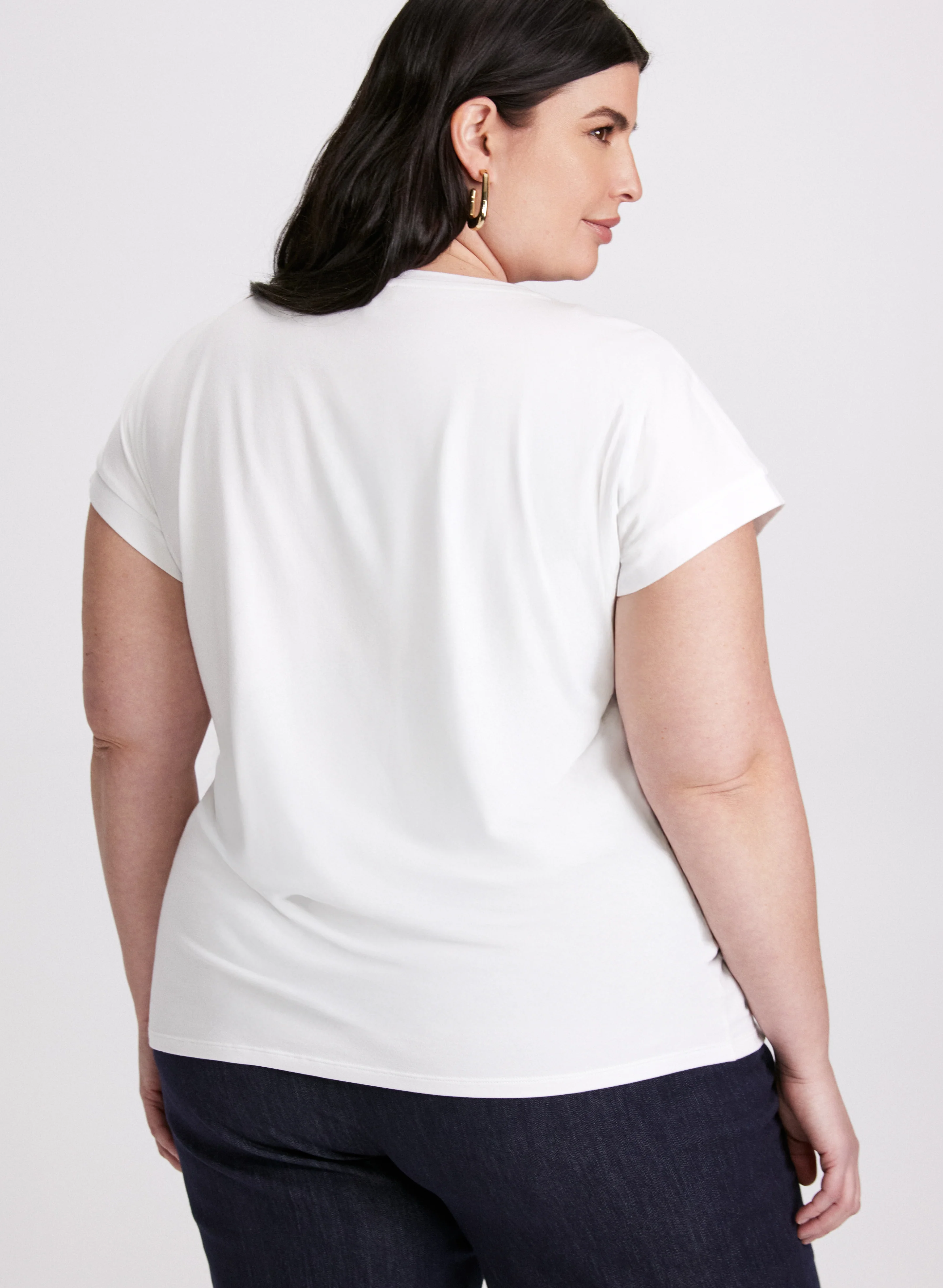 'Ciao' Cotton & Modal T-Shirt - Image 4