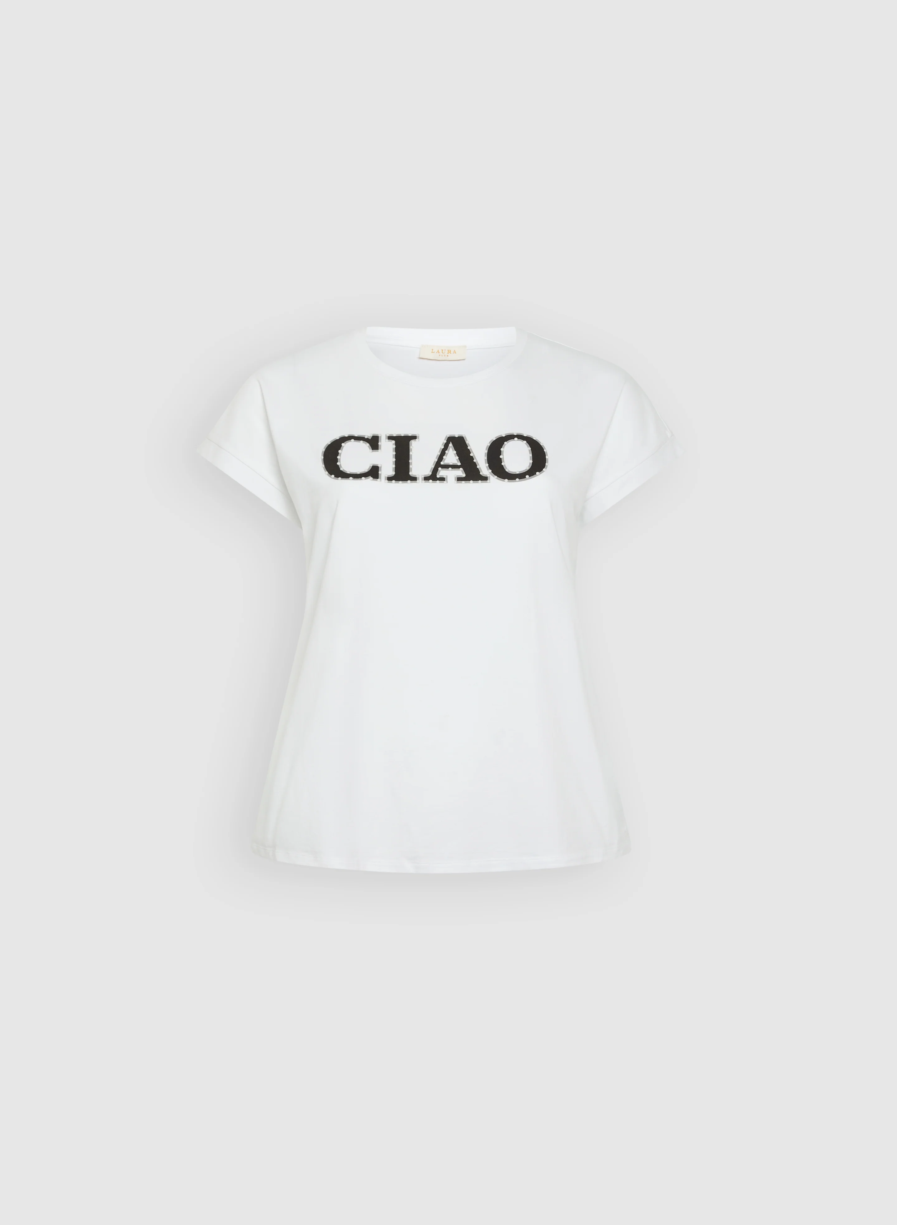 'Ciao' Cotton & Modal T-Shirt - Image 6