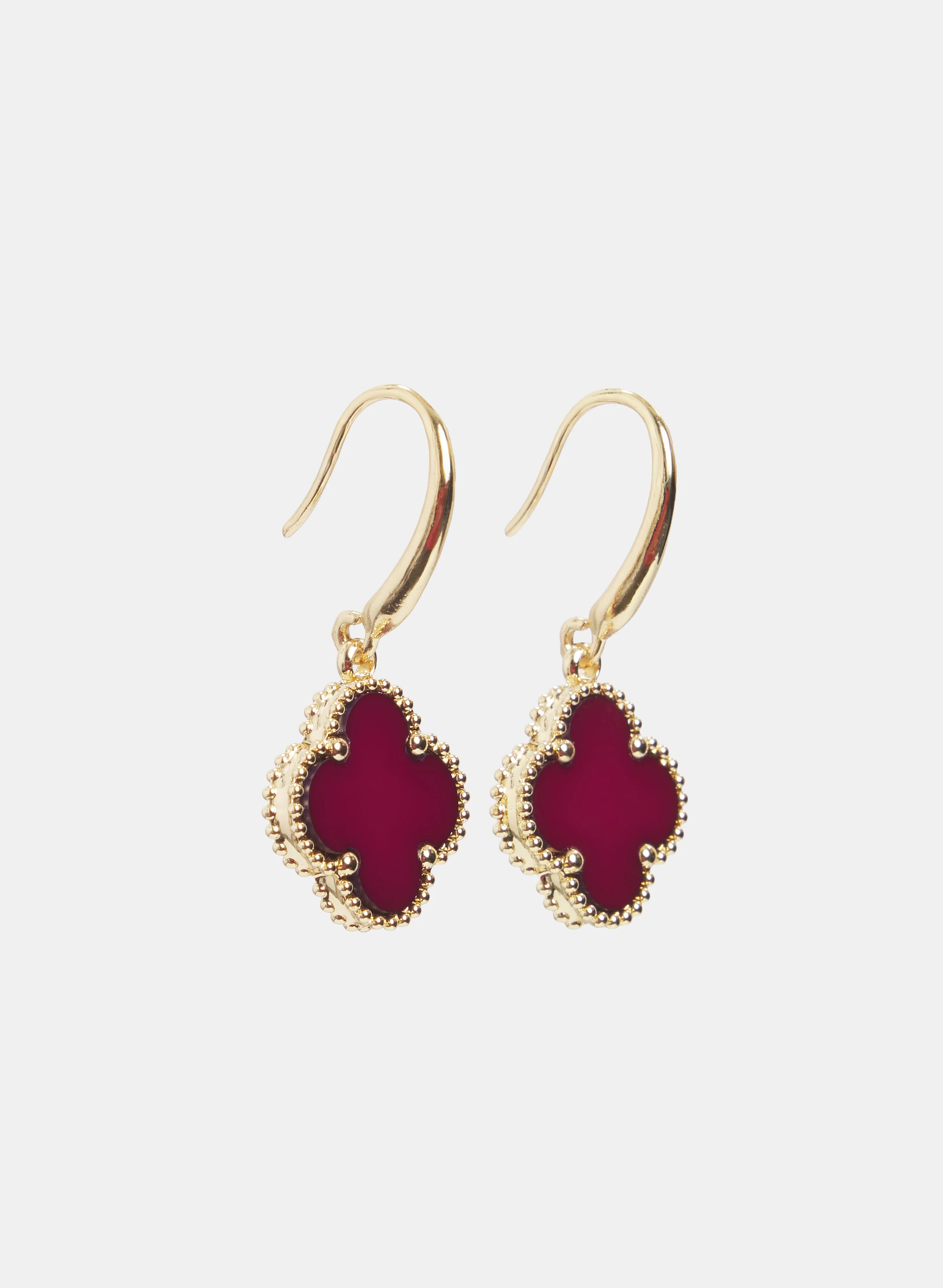Clover Dangle Earrings - Image 2