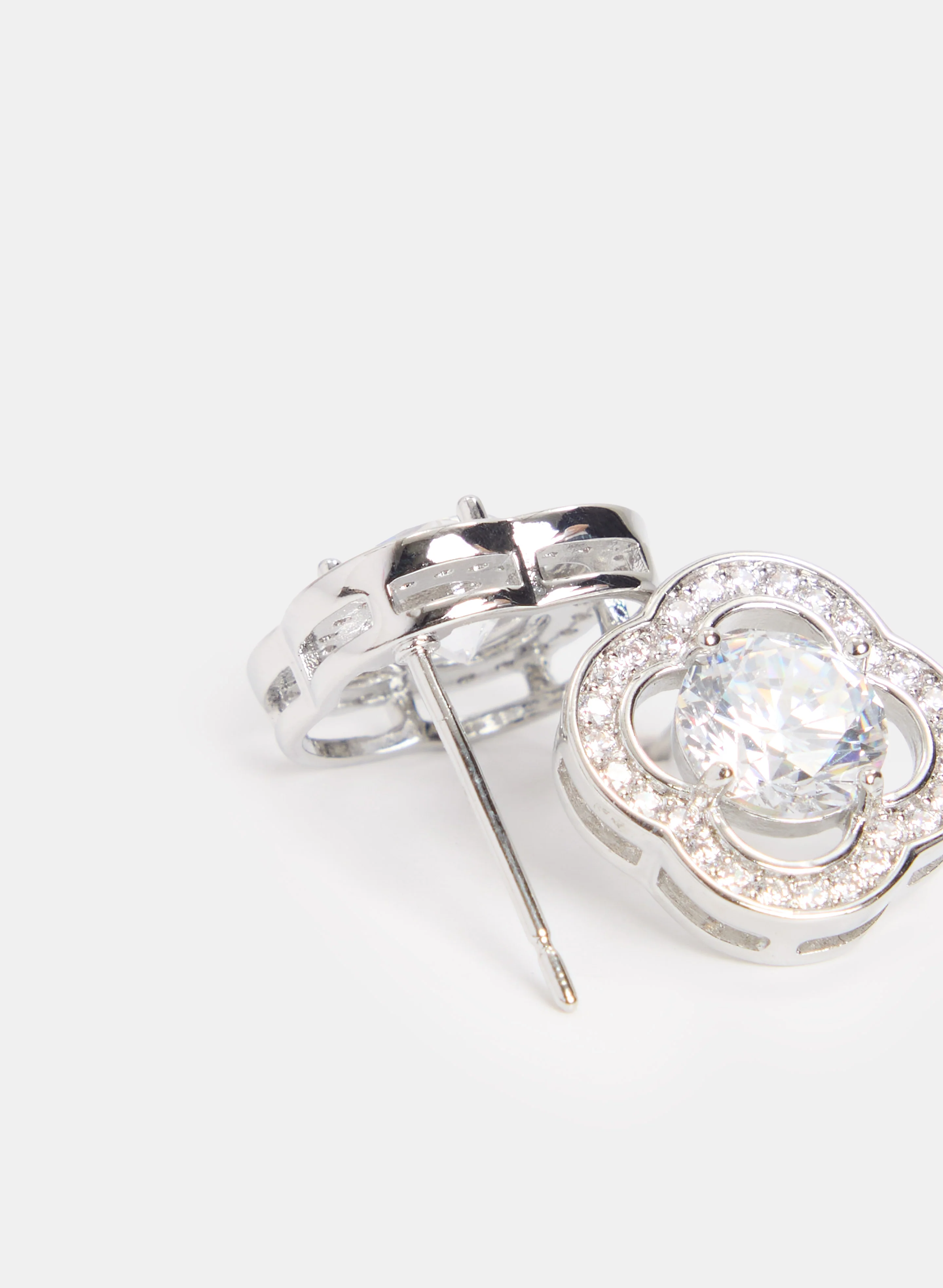 Clover Stud Earrings - Image 2