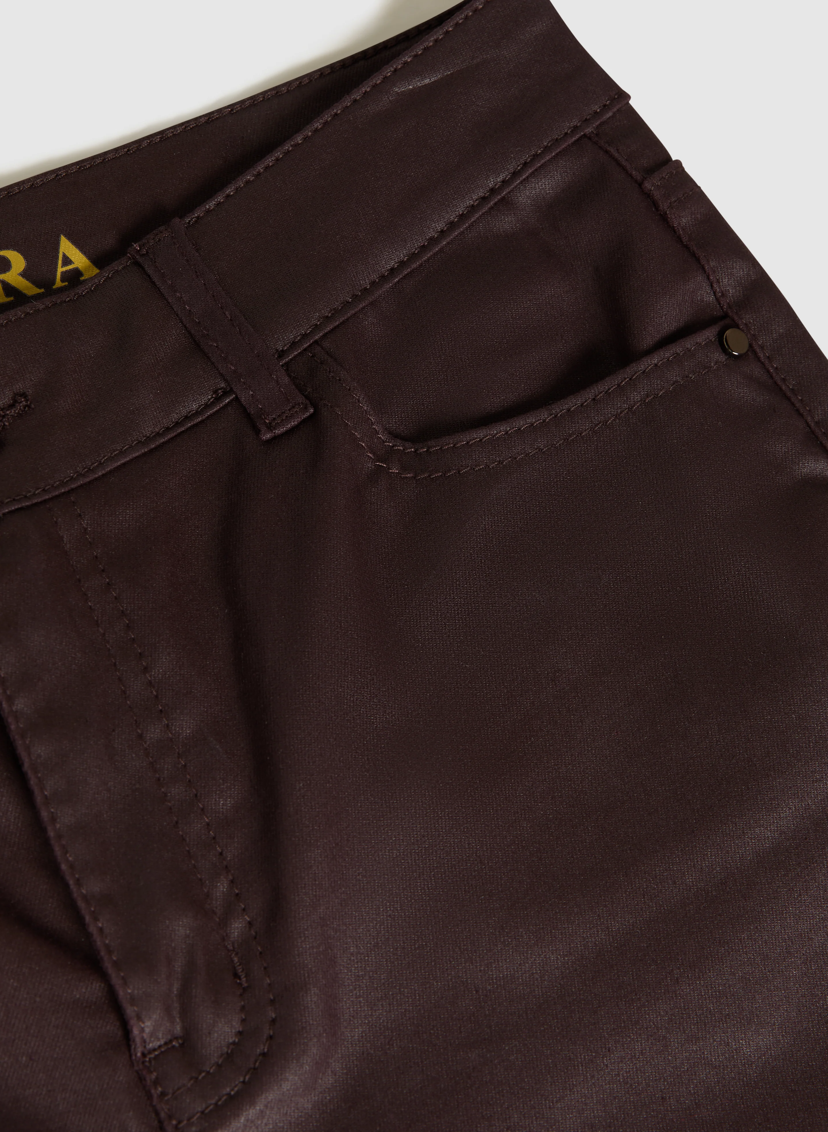 Coated Slim Leg Jeans - Image 7