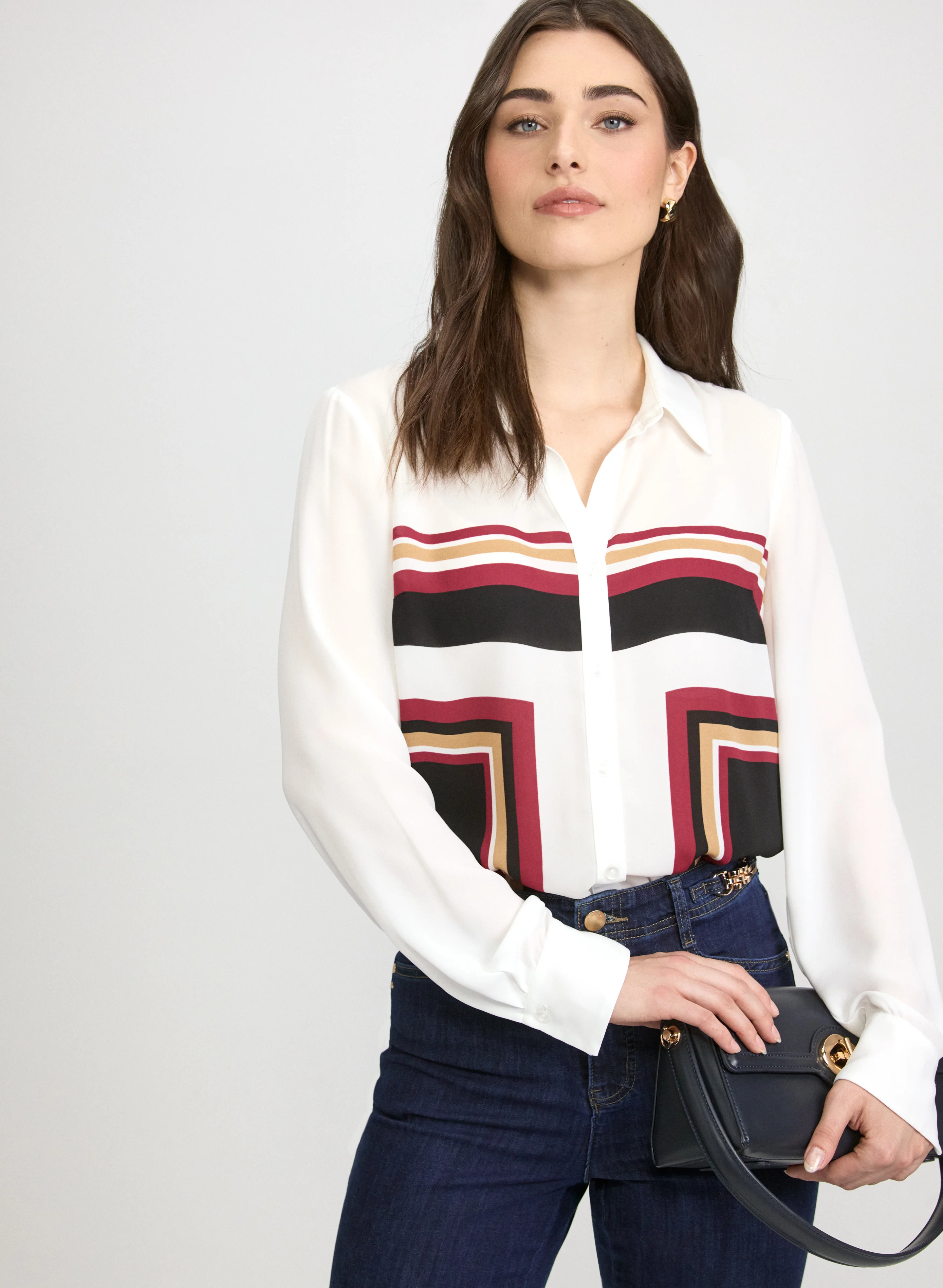 Colour Block Blouse