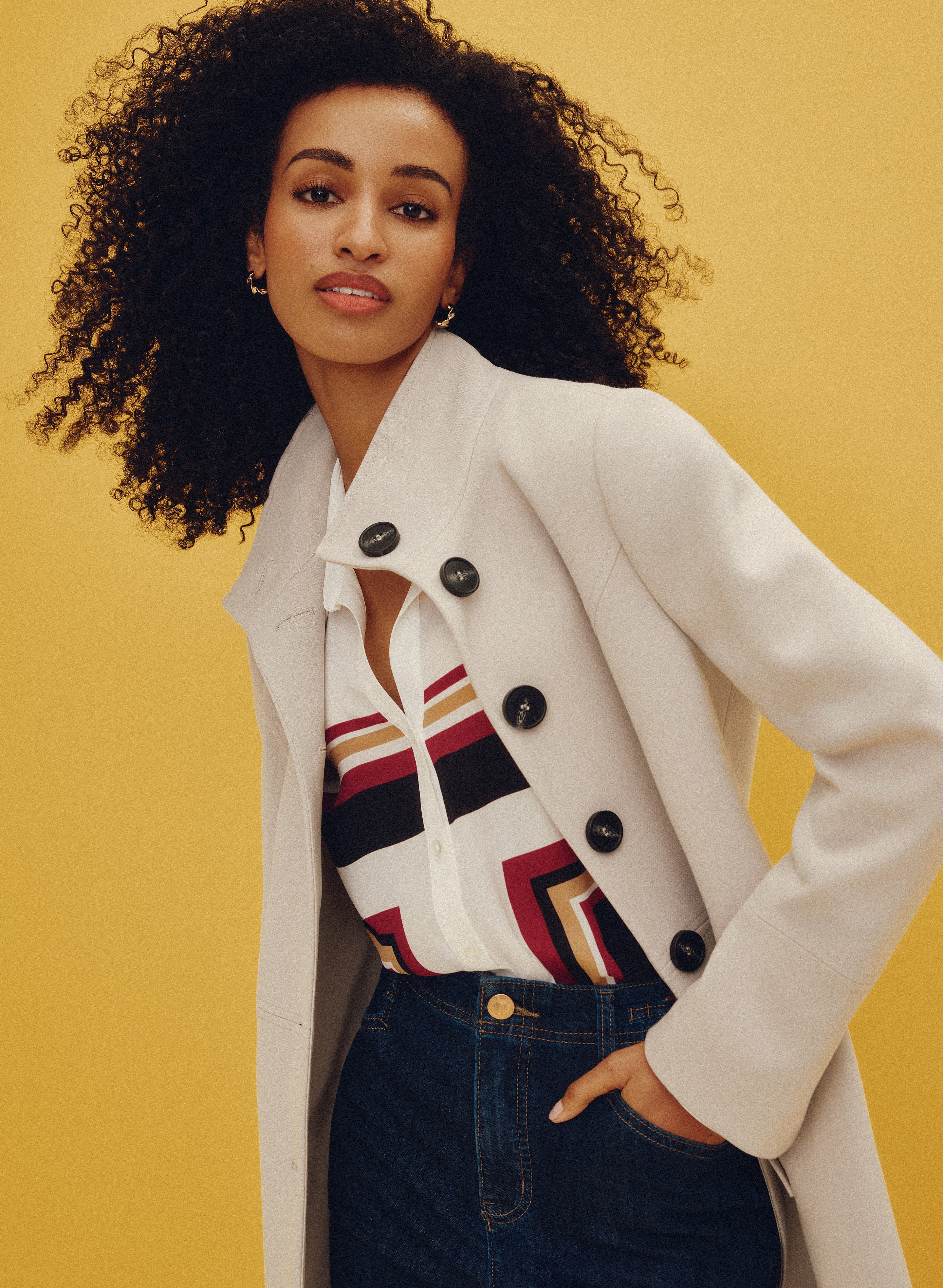 Colour Block Blouse - Image 8