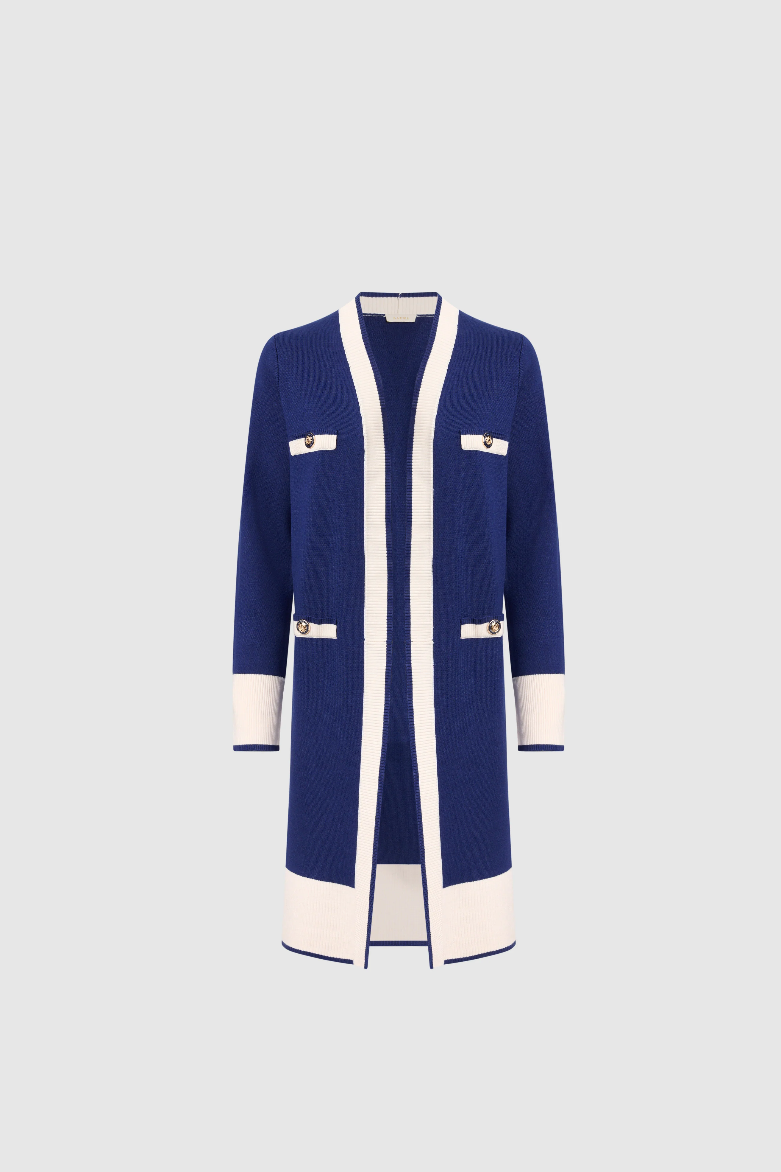 Colour Block Cardigan - Image 7