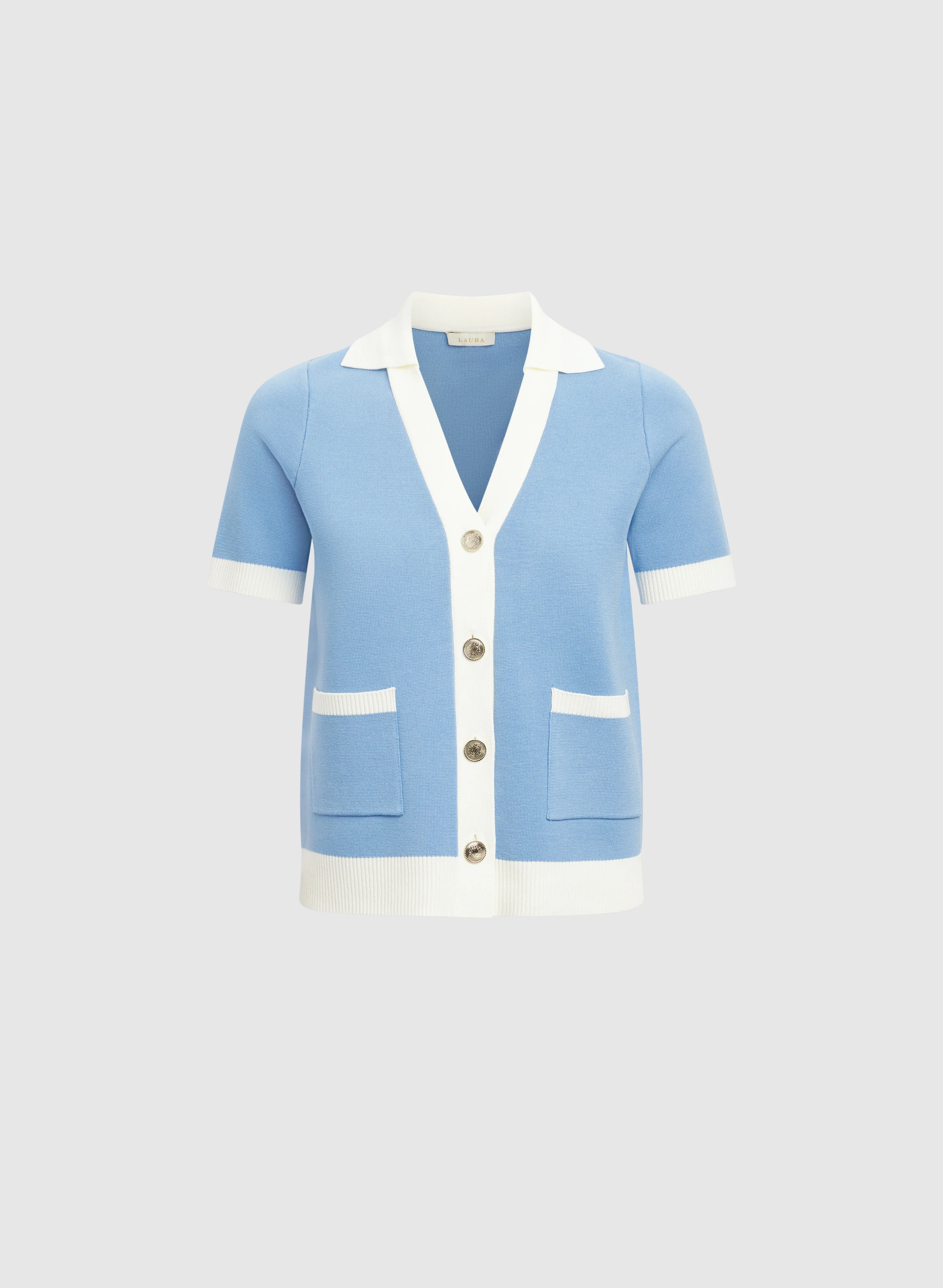 Colour Block Cardigan - Image 8