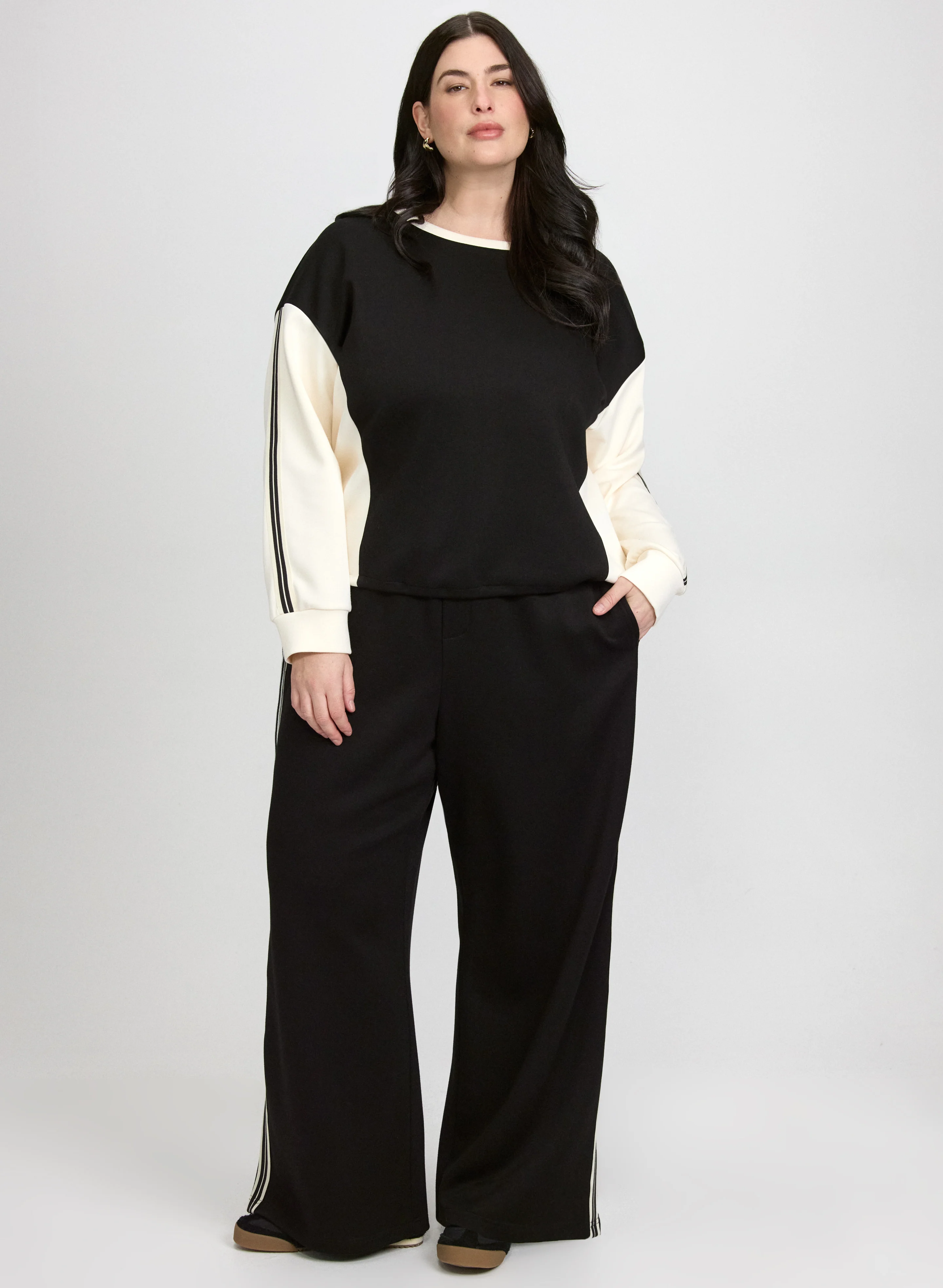 Colour Block Scuba Top - Image 3