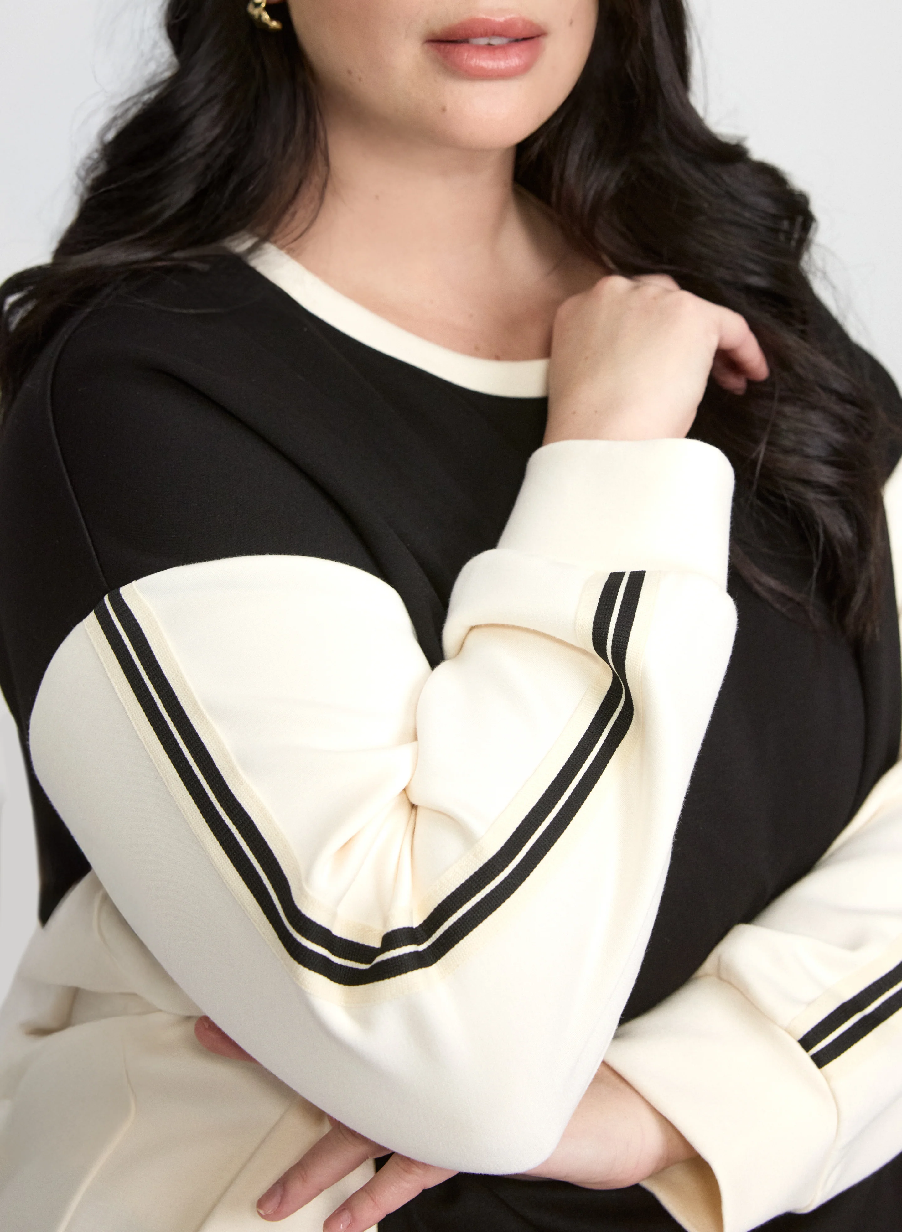 Colour Block Scuba Top - Image 6