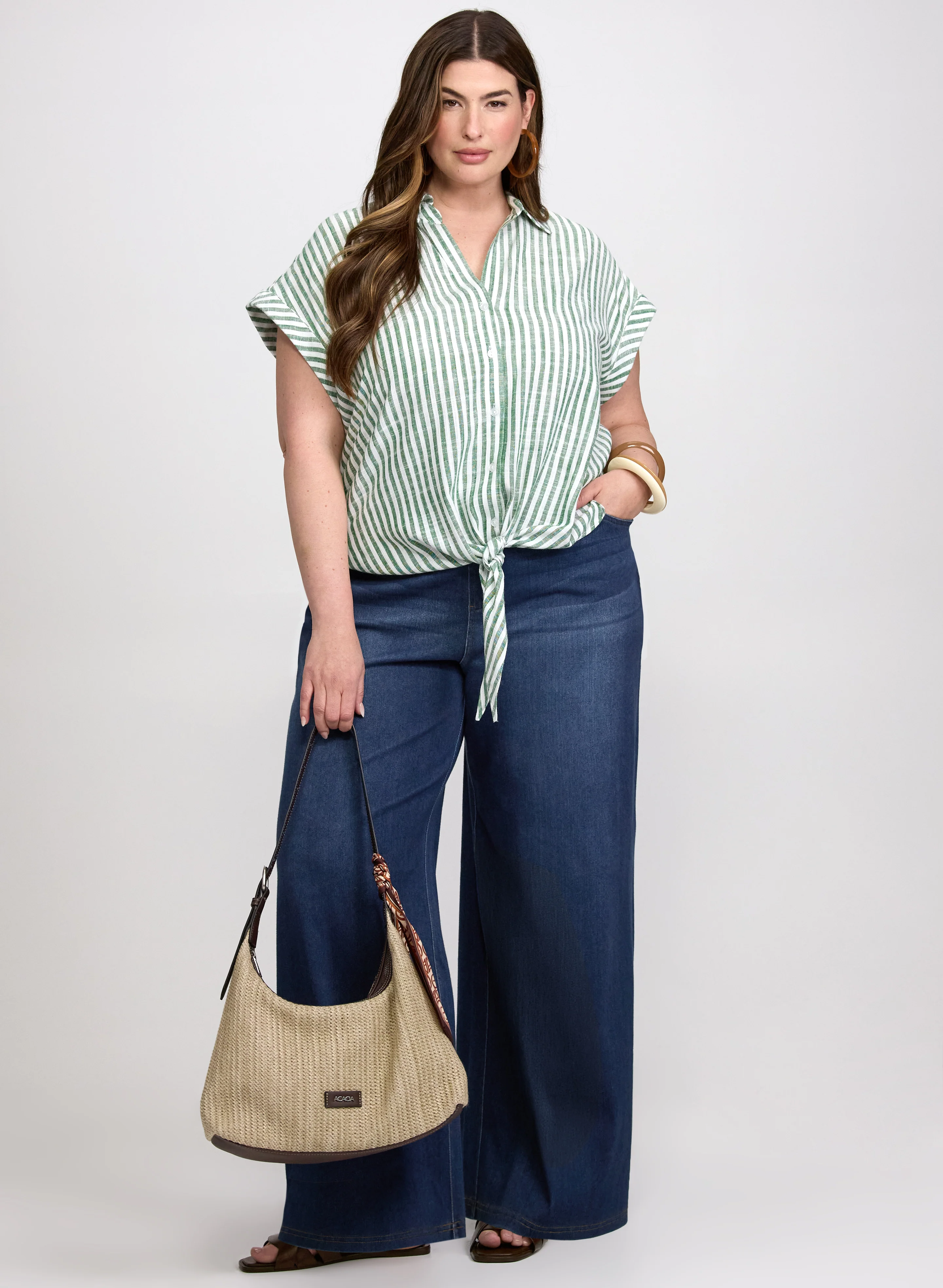 Comfort Stretch Wide-Leg Jeans - Image 8