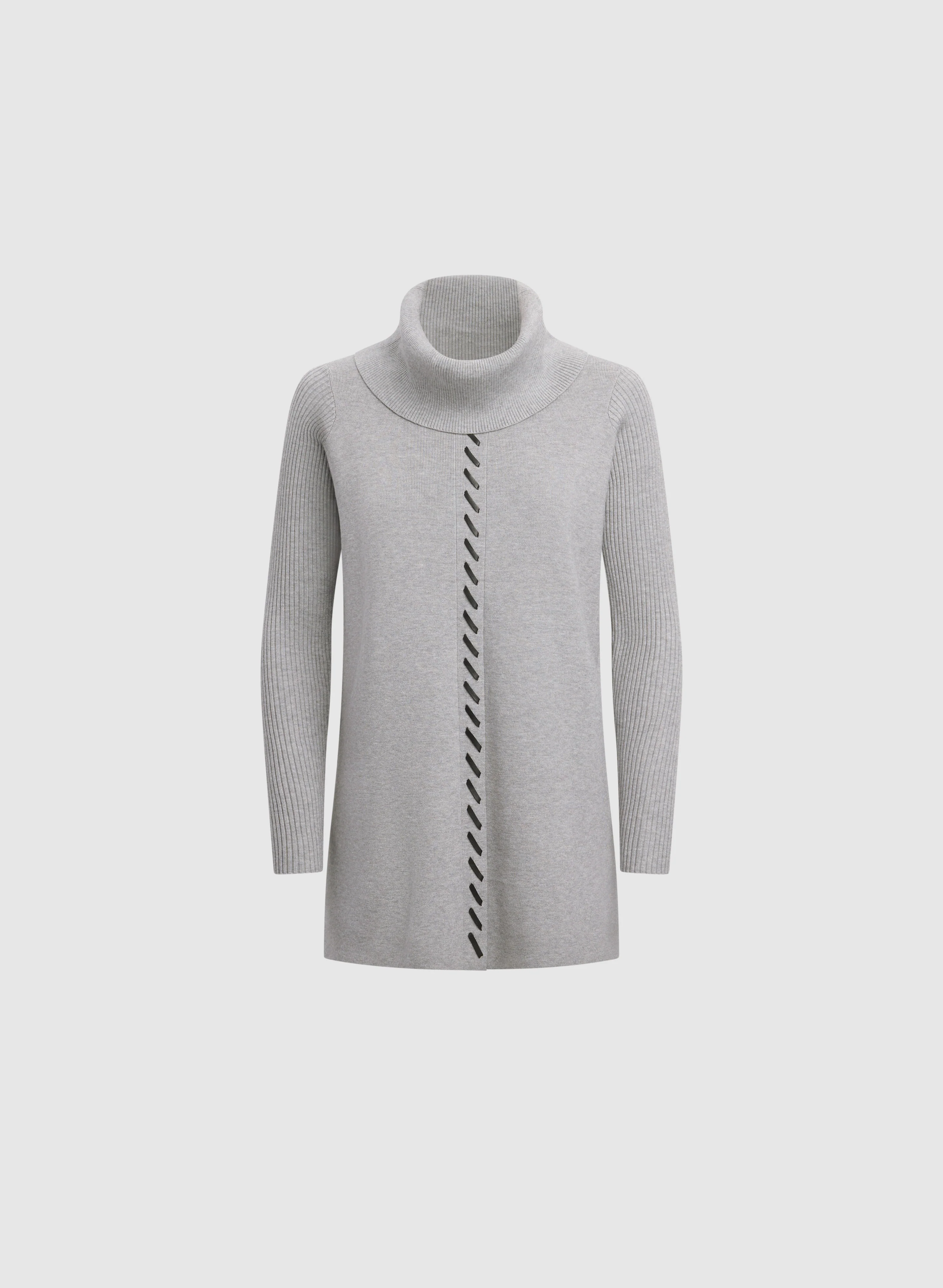 Contrast Cowl Neck Sweater - Image 6