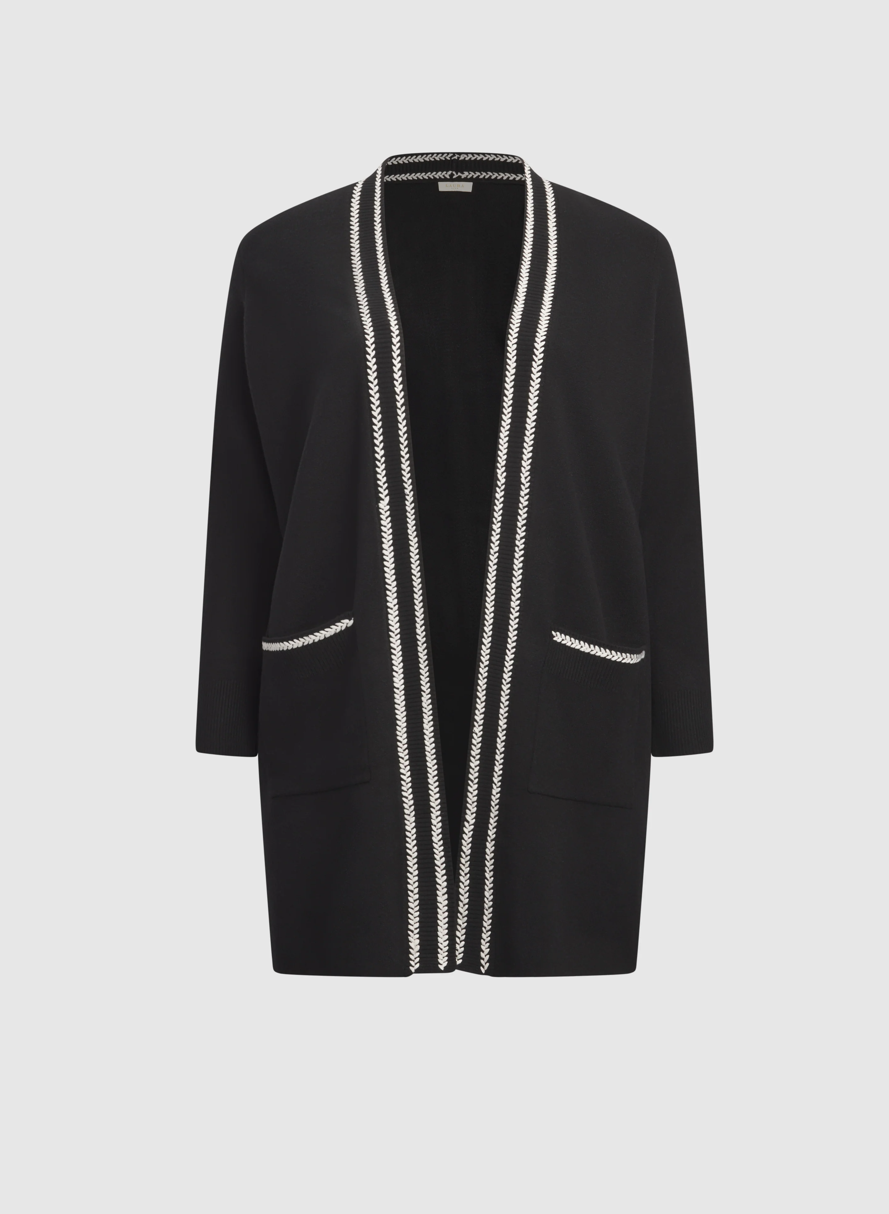 Contrast Stitch Cardigan - Image 6