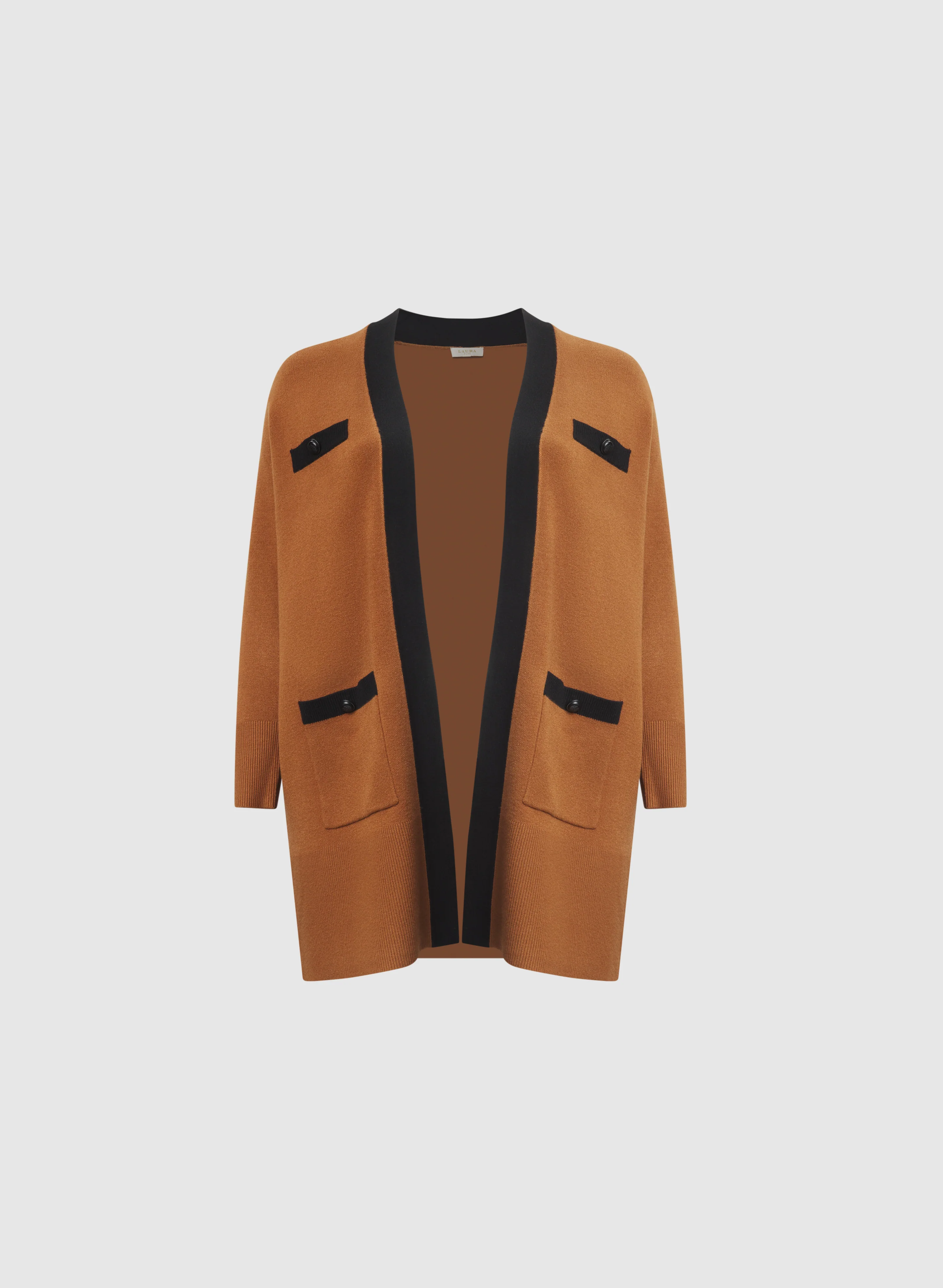 Contrast Trim Cardigan - Image 6
