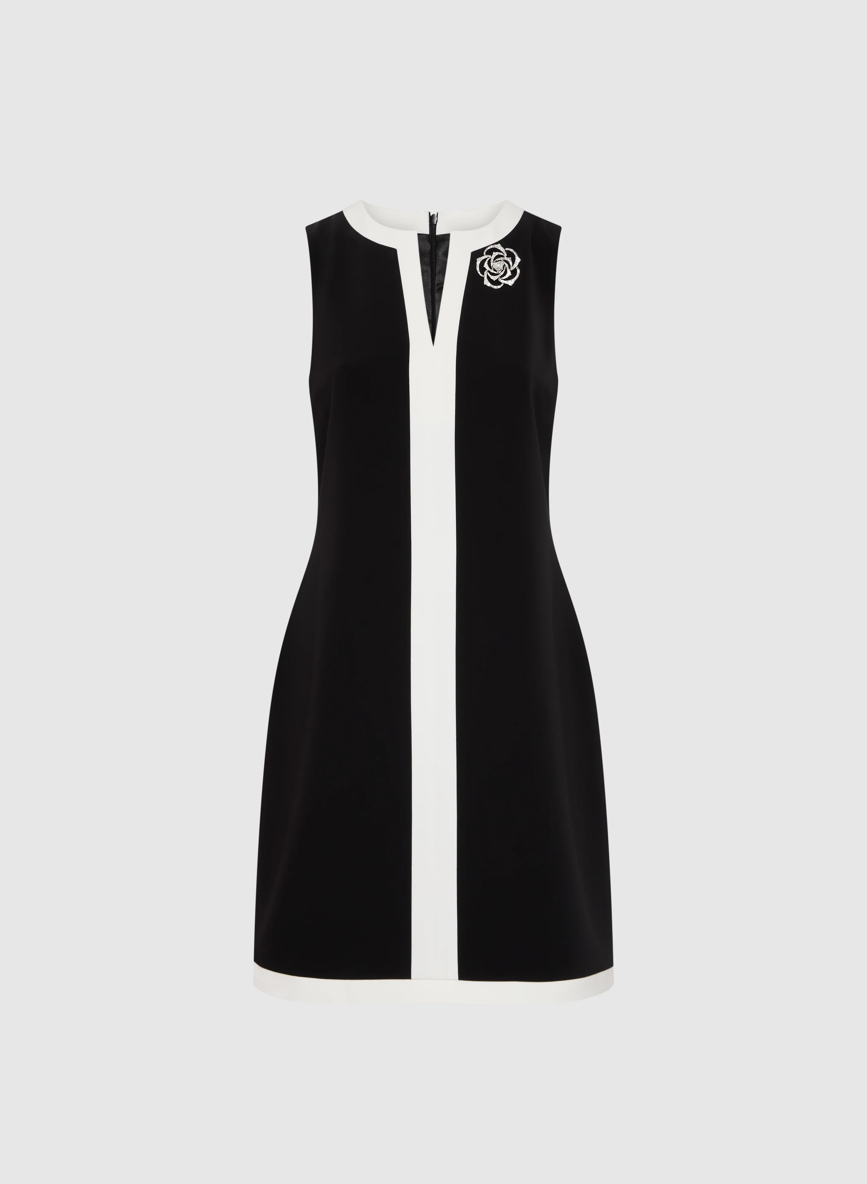 Contrast Trim Dress - Image 6