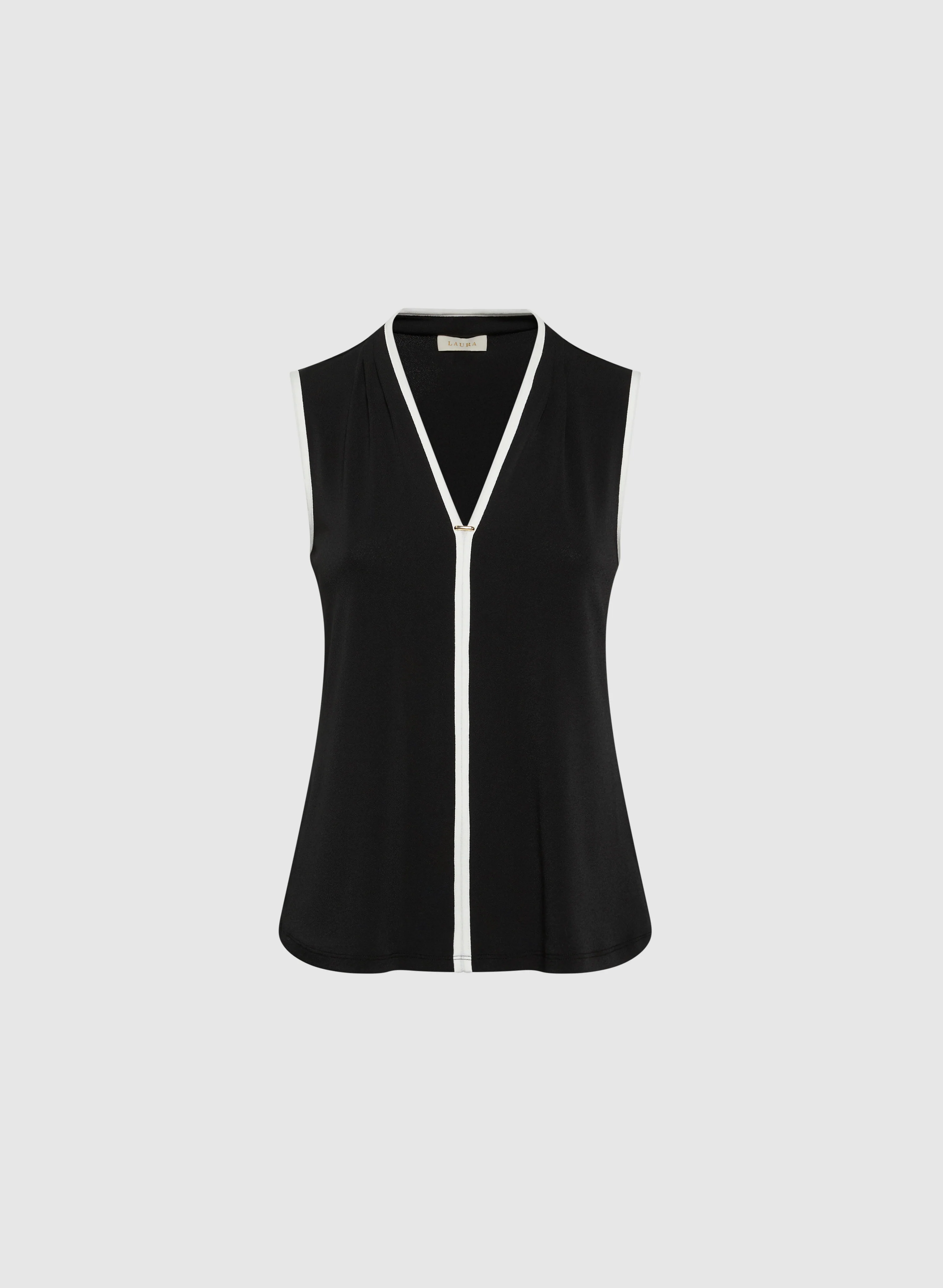 Contrast Trim Top - Image 6