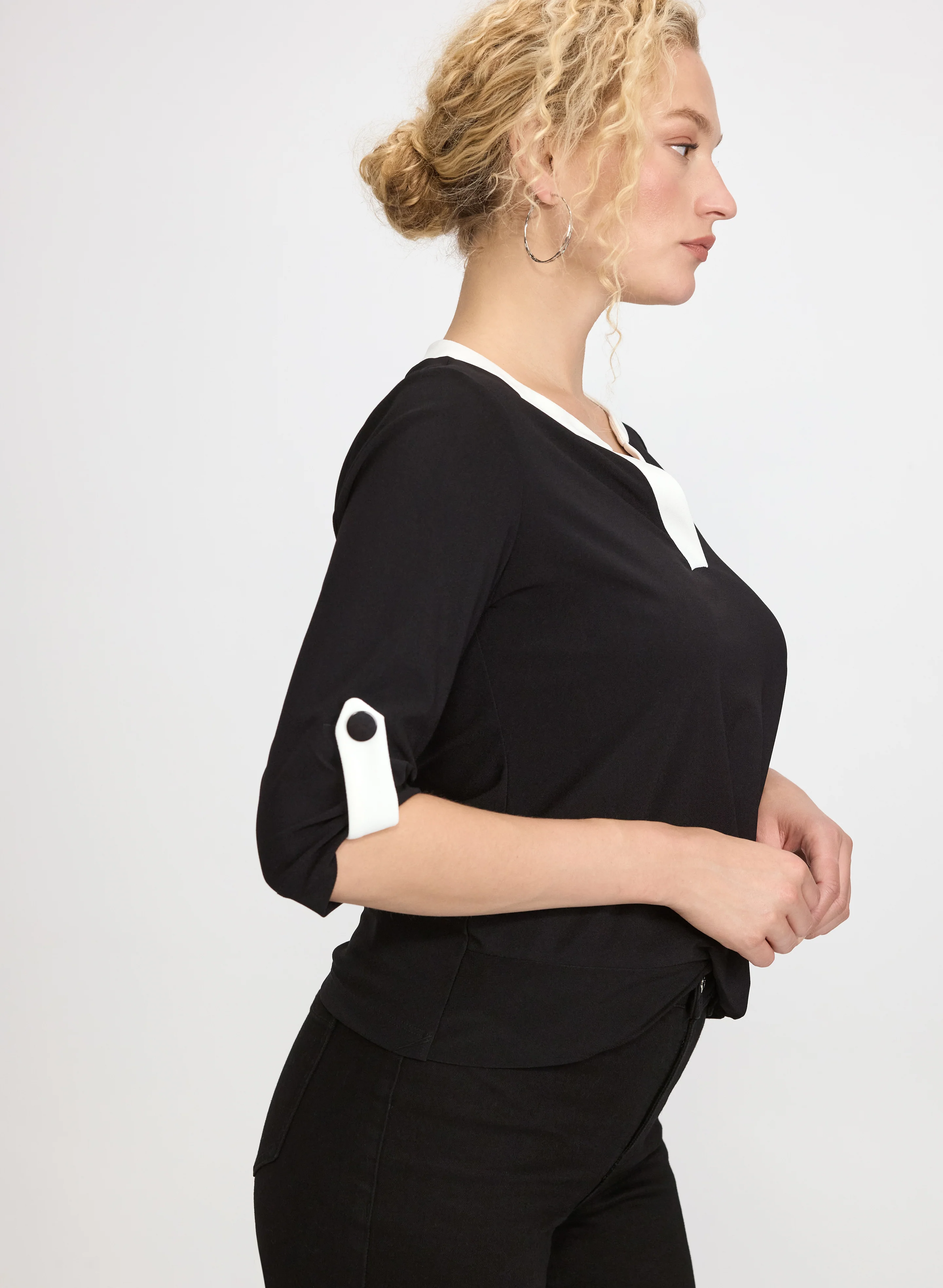 Contrast Trim Top - Image 5