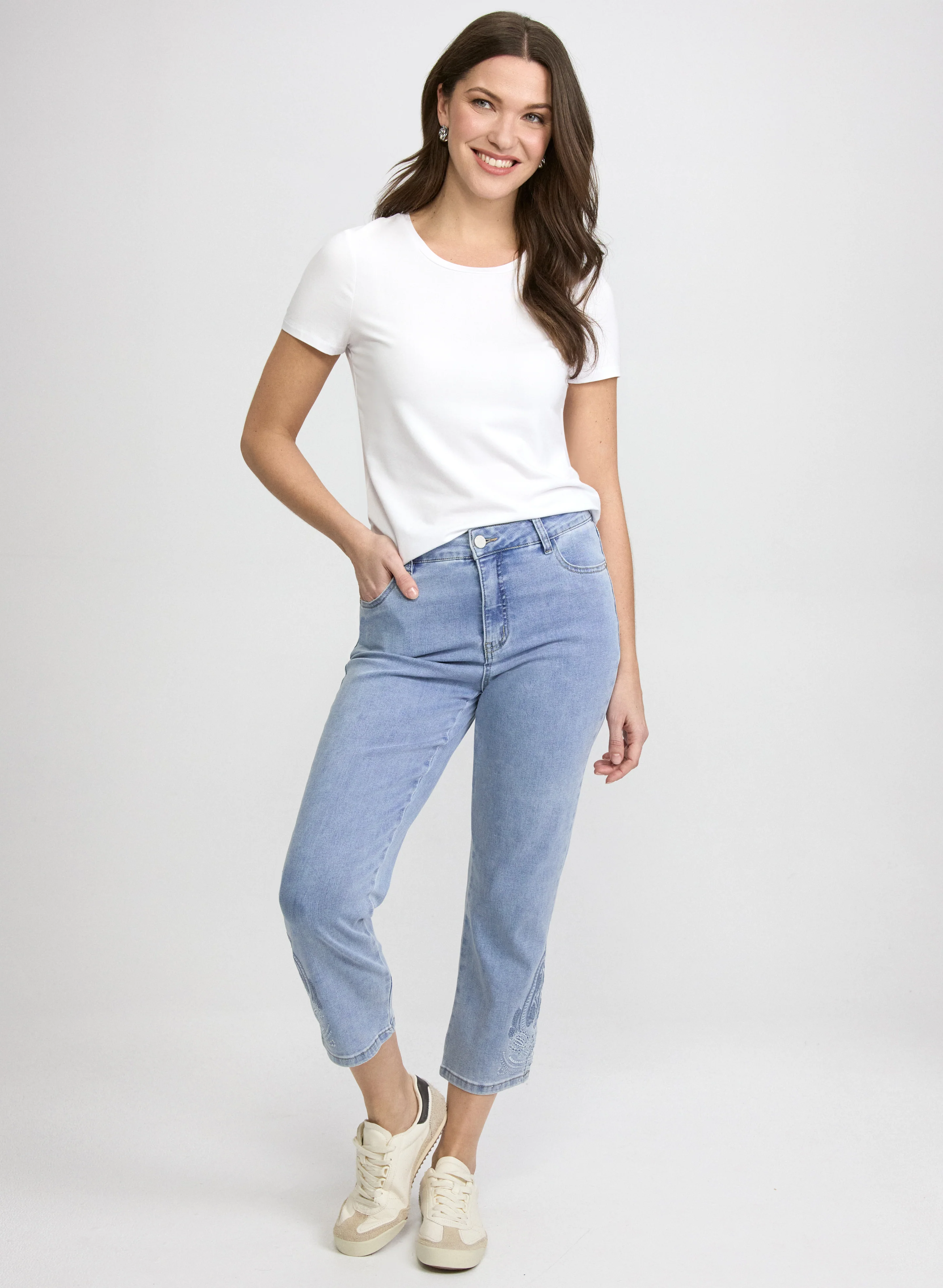 Cotton-Blend Crew Neck T-Shirt - Image 3