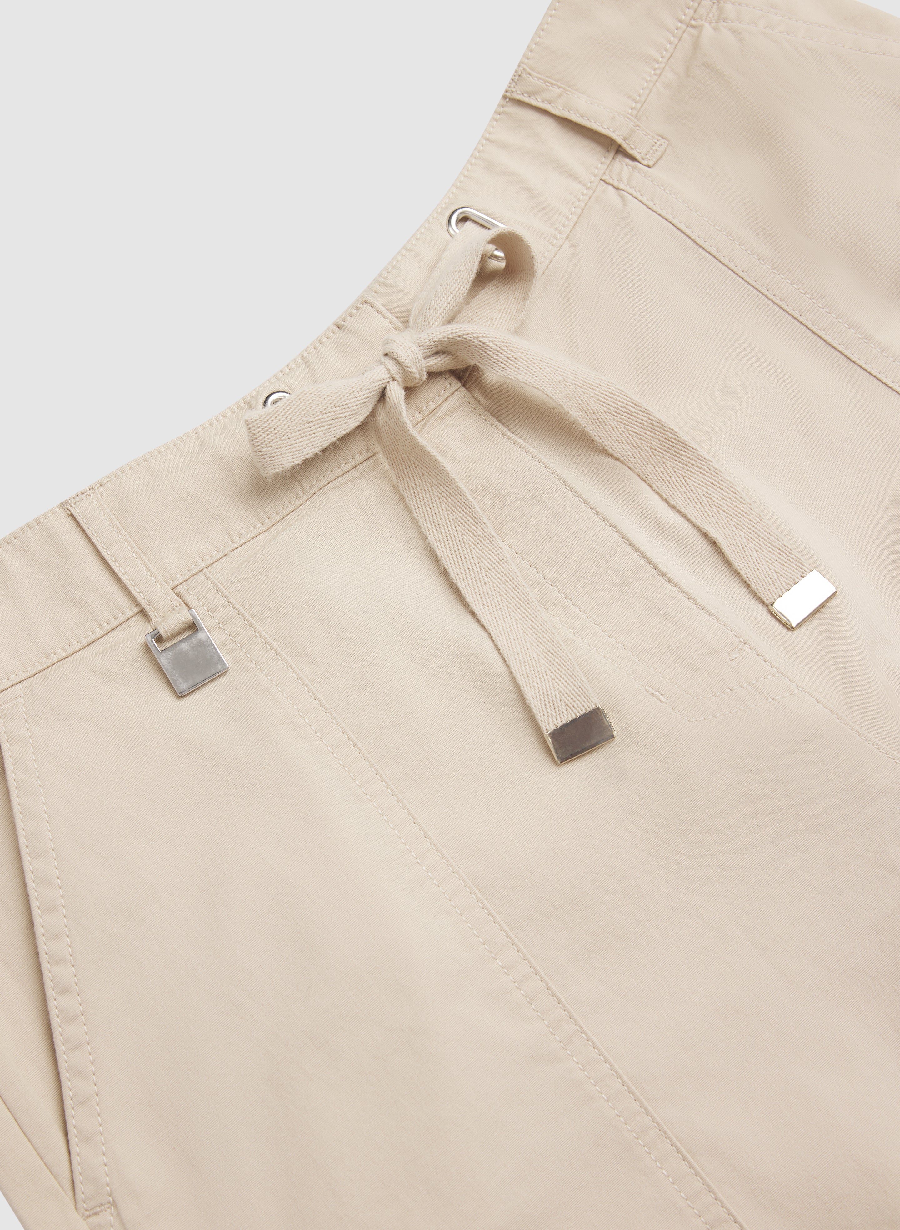 Cotton-Blend Drawstring Shorts - Image 7
