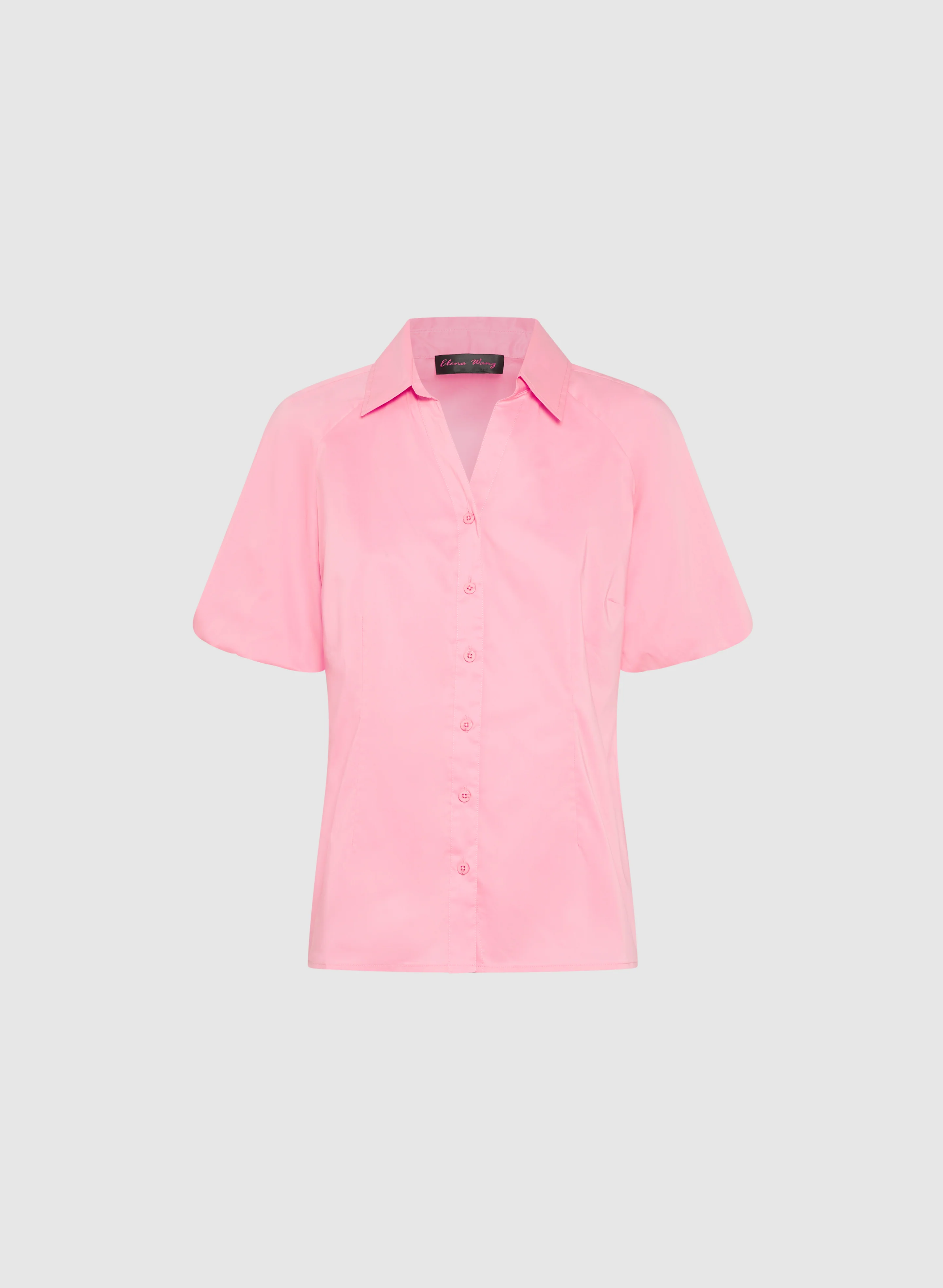 Cotton-Blend Puff-Sleeve Blouse - Image 6
