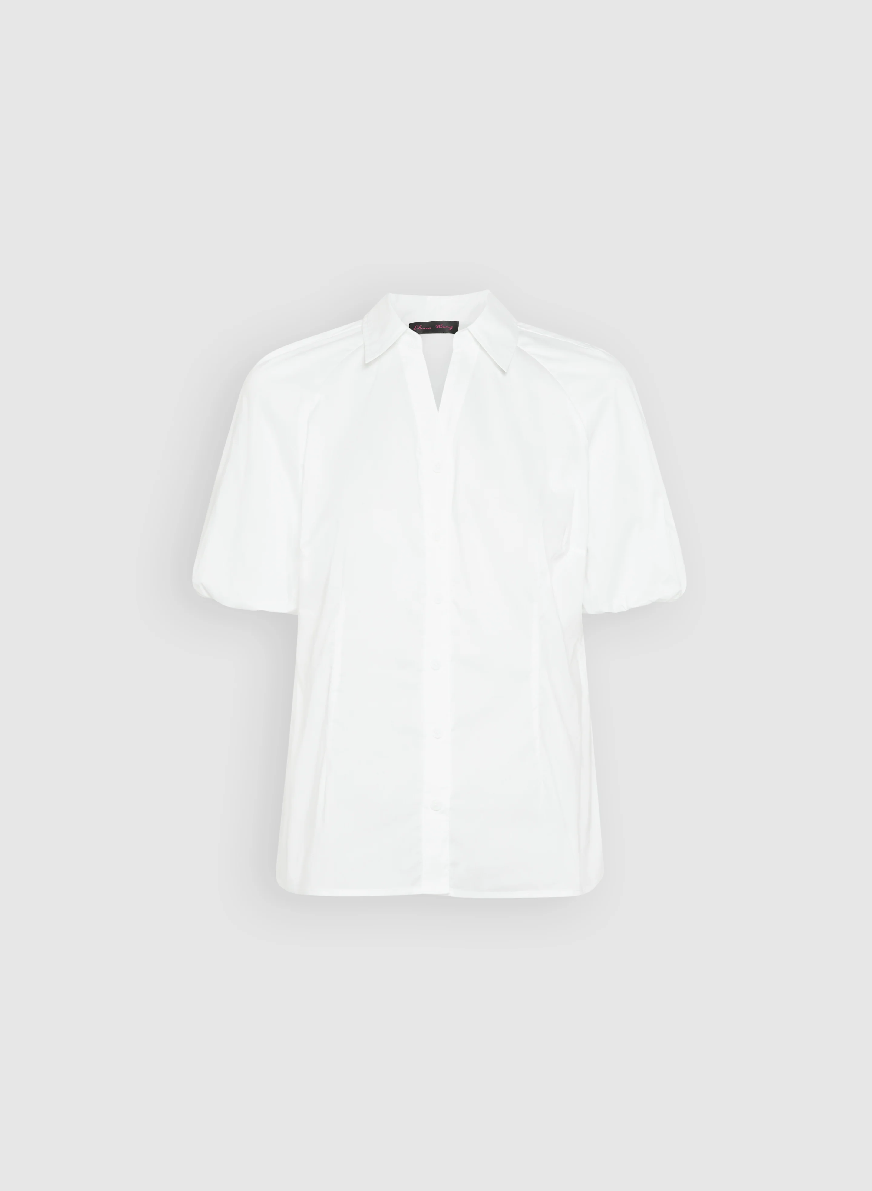 Cotton-Blend Puff-Sleeve Blouse - Image 6