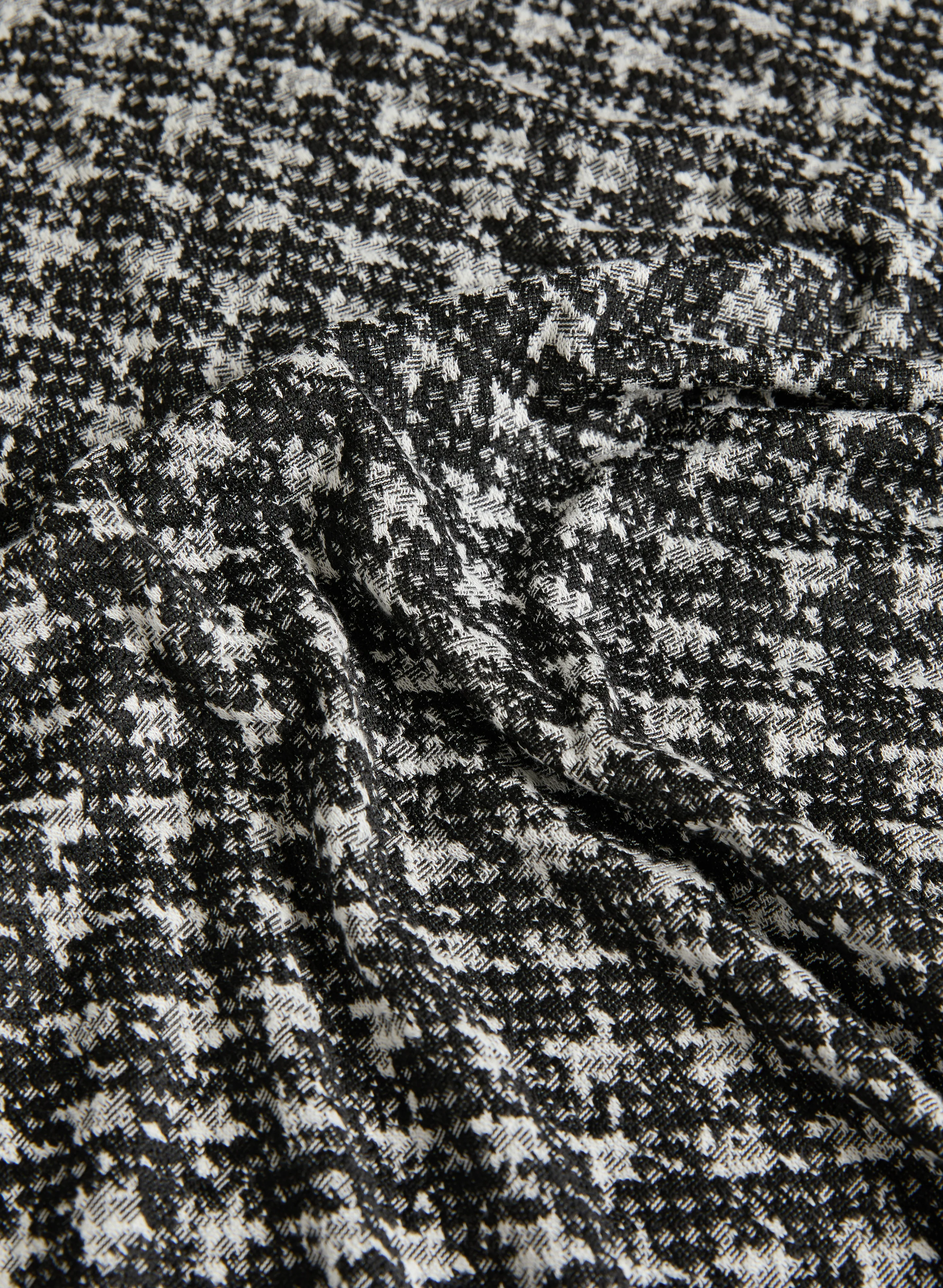 Cowl Neck Jacquard Knit Top - Image 7