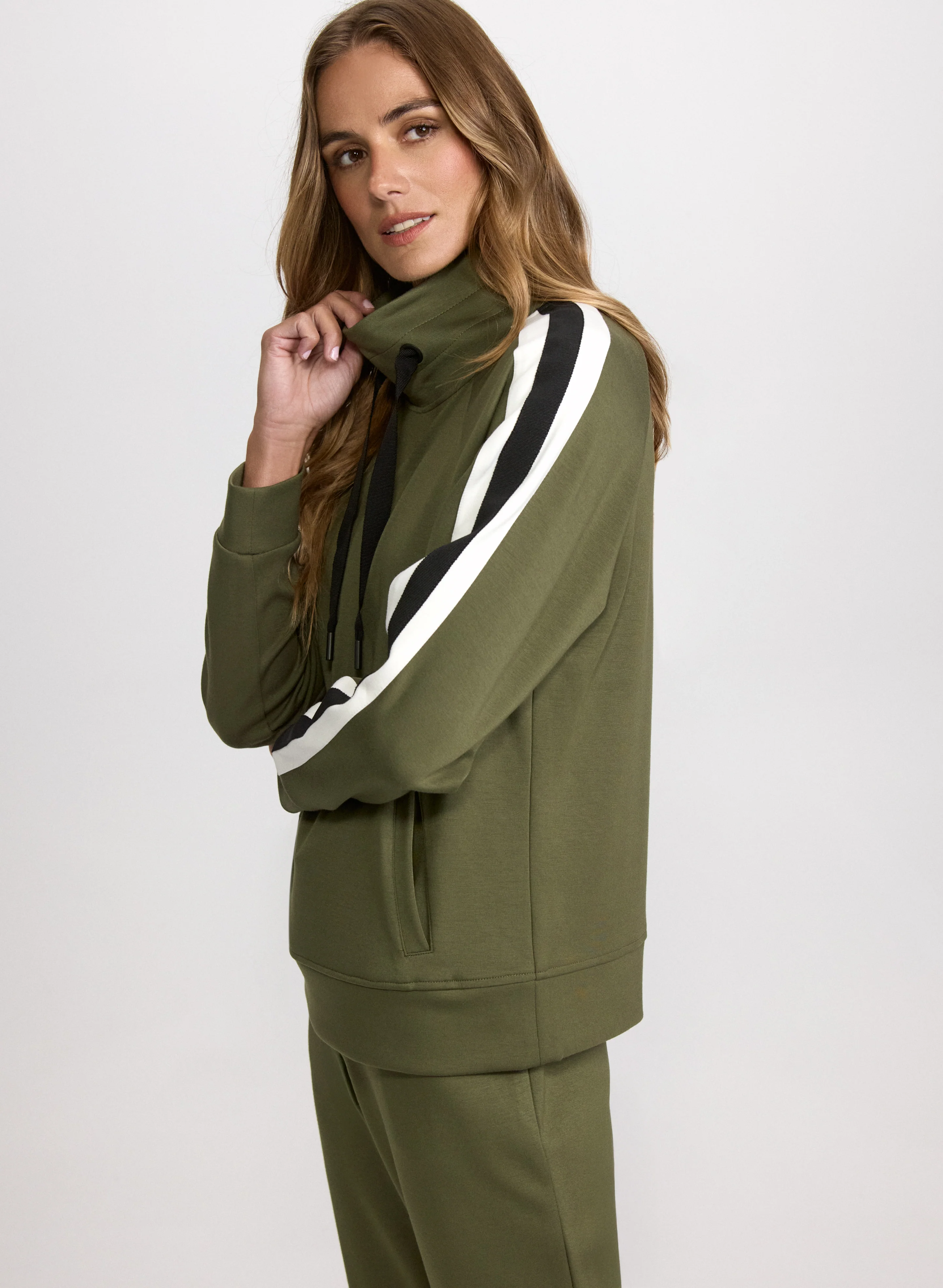 Cowl Neck Sweatshirt - Image 5