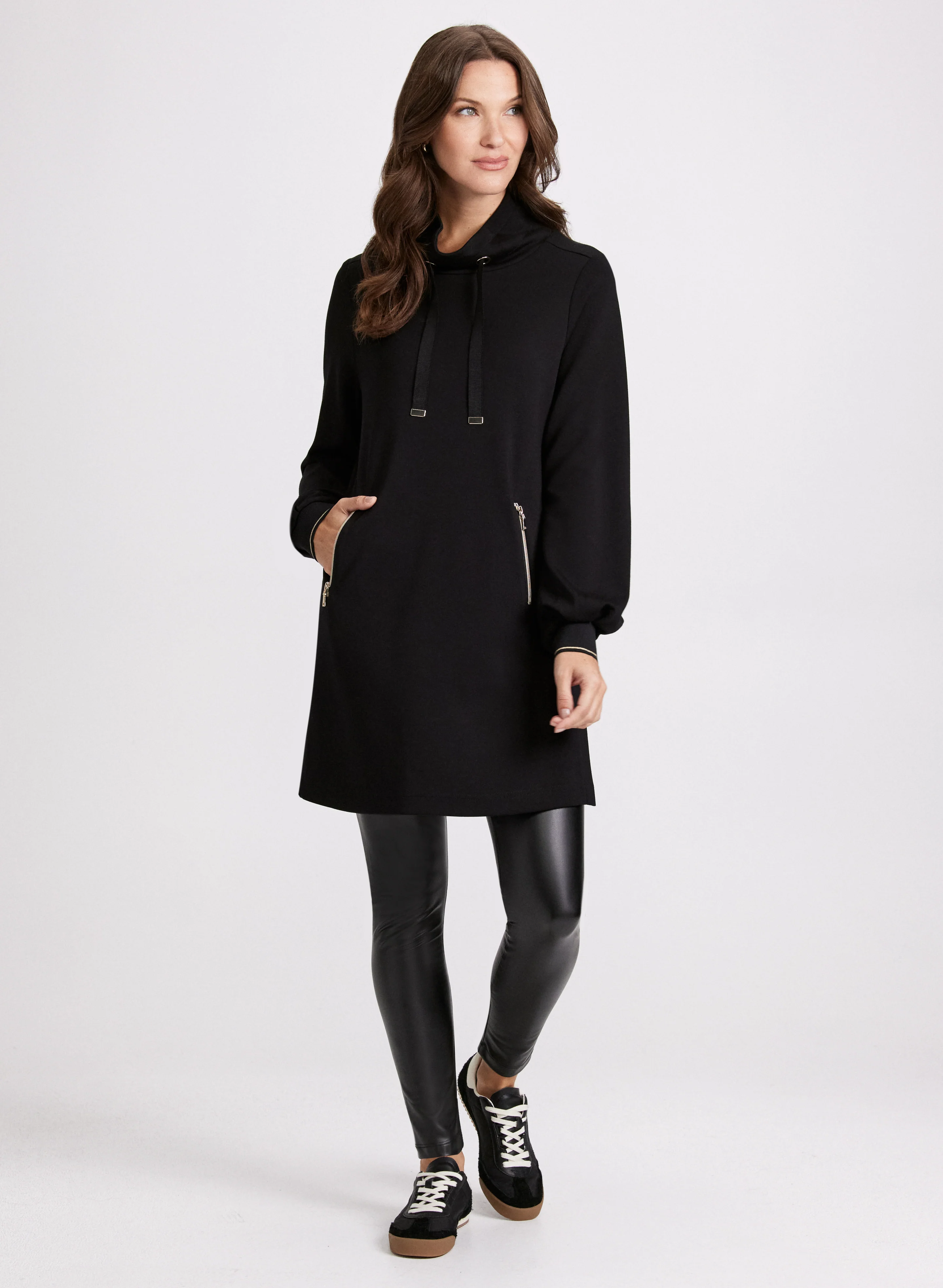 Cowl Neck Tunic Top - Image 3