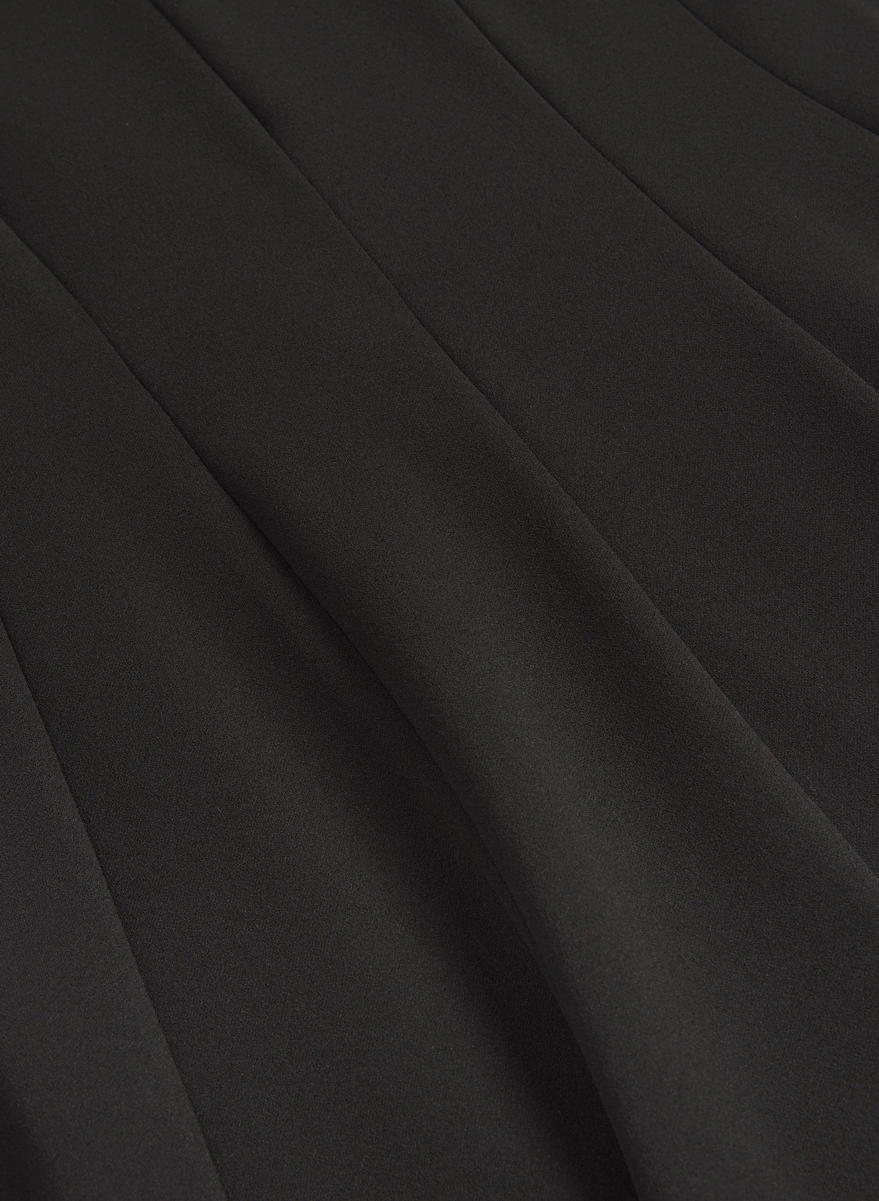 Crepe Fit and Flare Dress - Image 7
