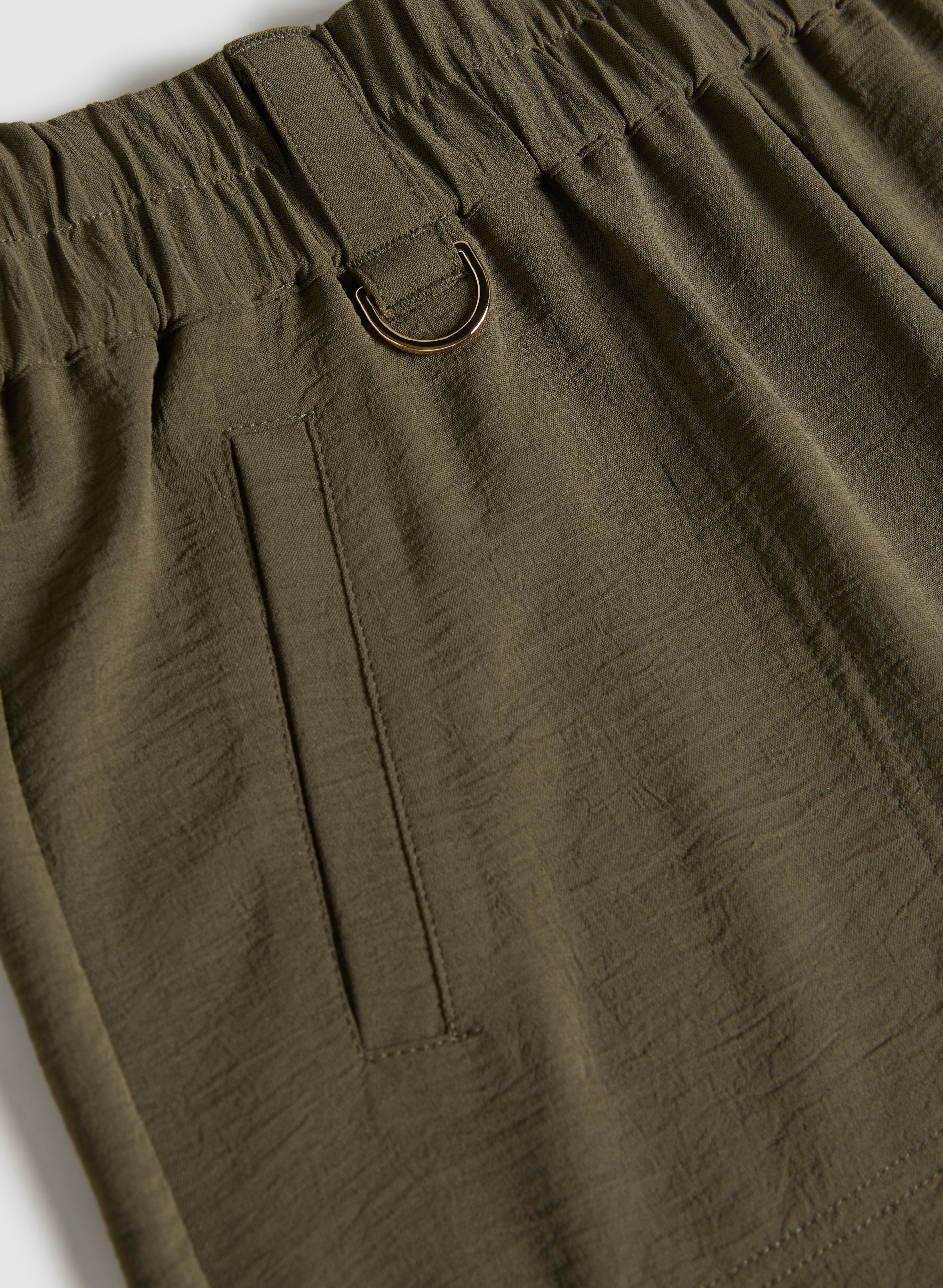 Crinkle Crepe Culottes - Image 7