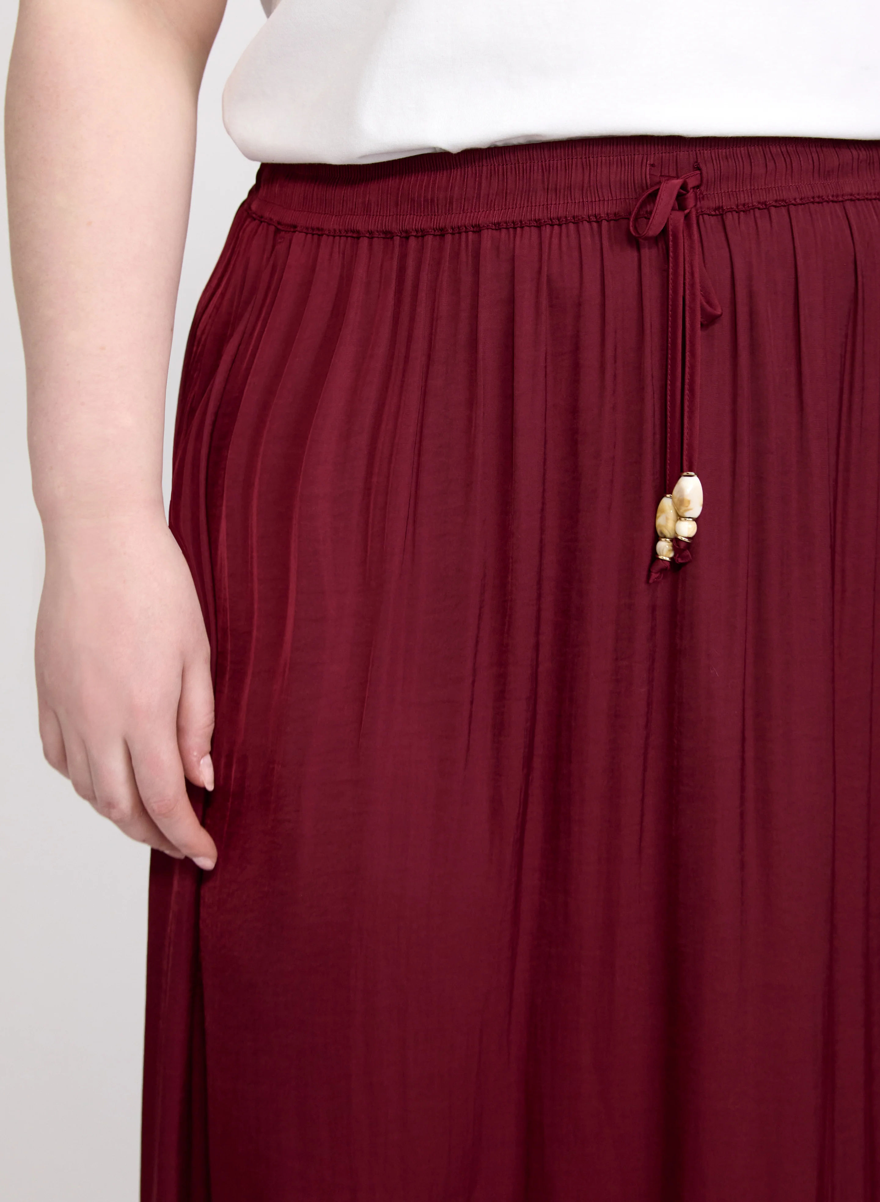 Crinkle Pull-On Maxi Skirt - Image 4