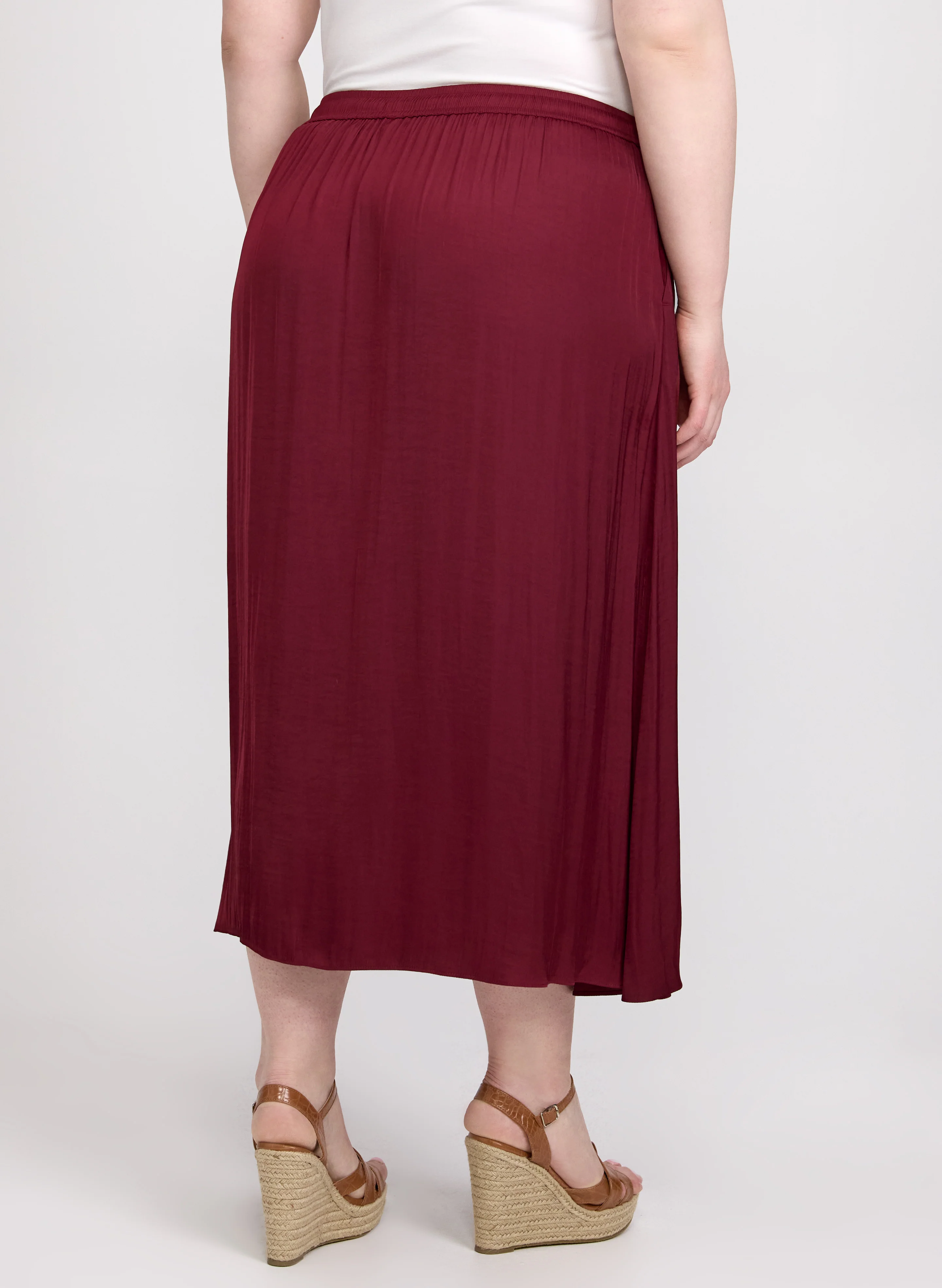 Crinkle Pull-On Maxi Skirt - Image 5