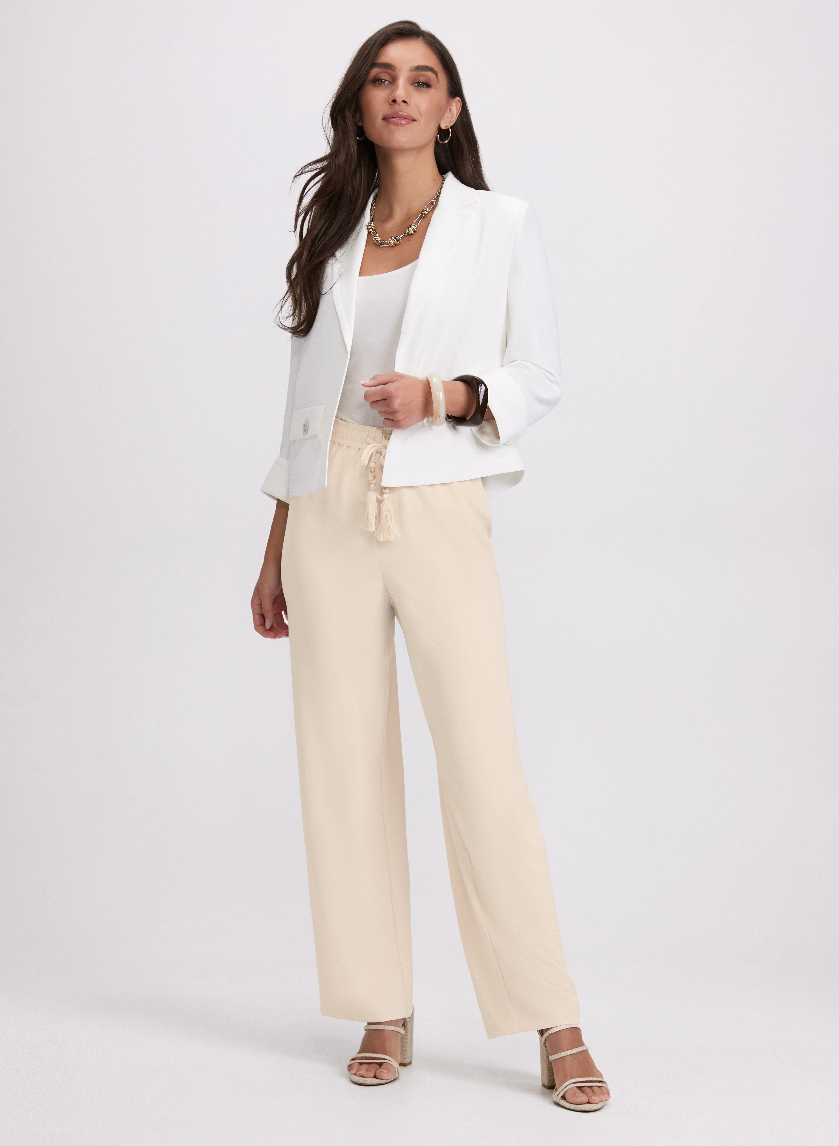 Olivia Crinkled Wide-Leg Pants - Image 3