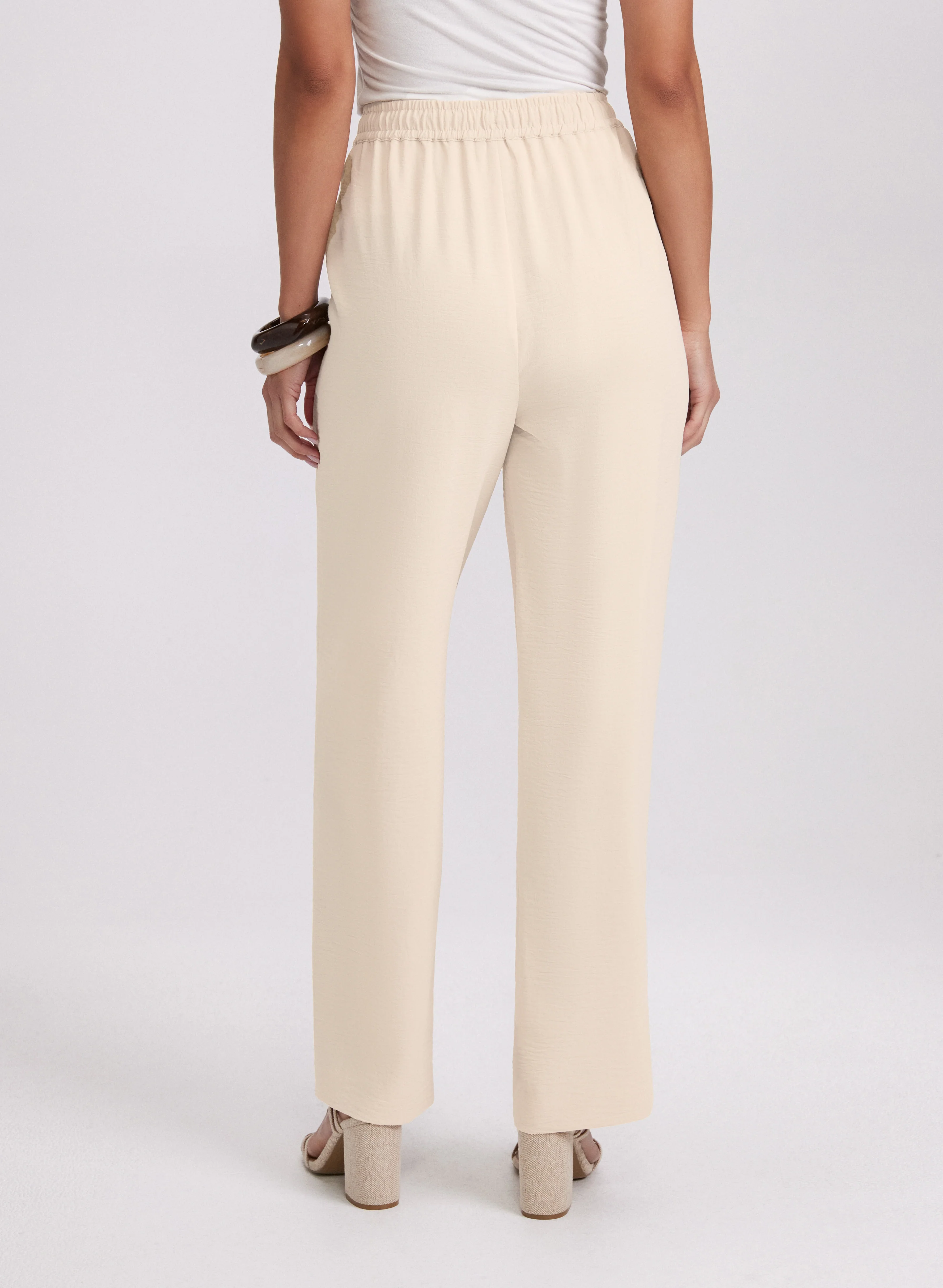 Olivia Crinkled Wide-Leg Pants - Image 4