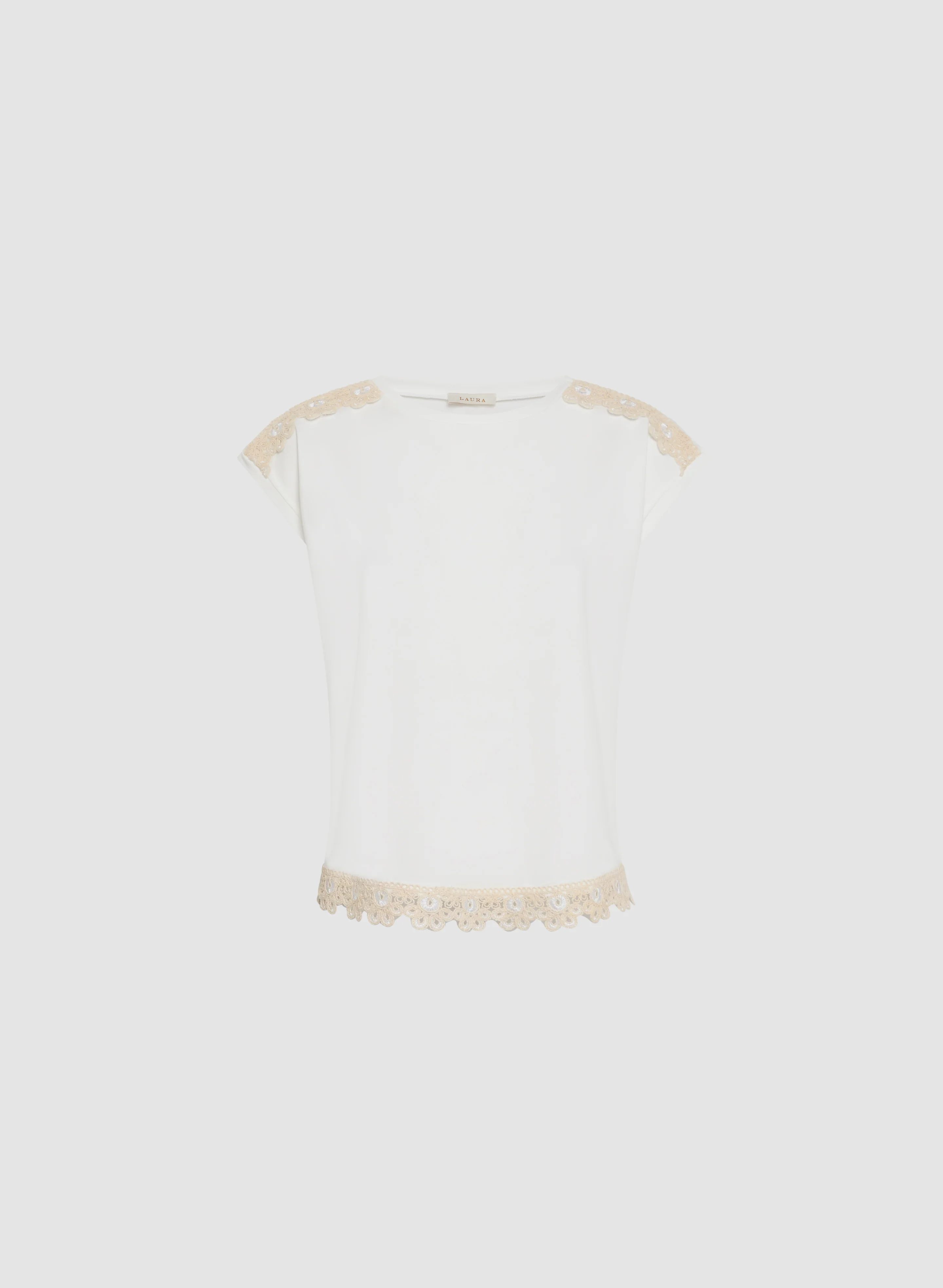 Crochet Hem T-Shirt - Image 6