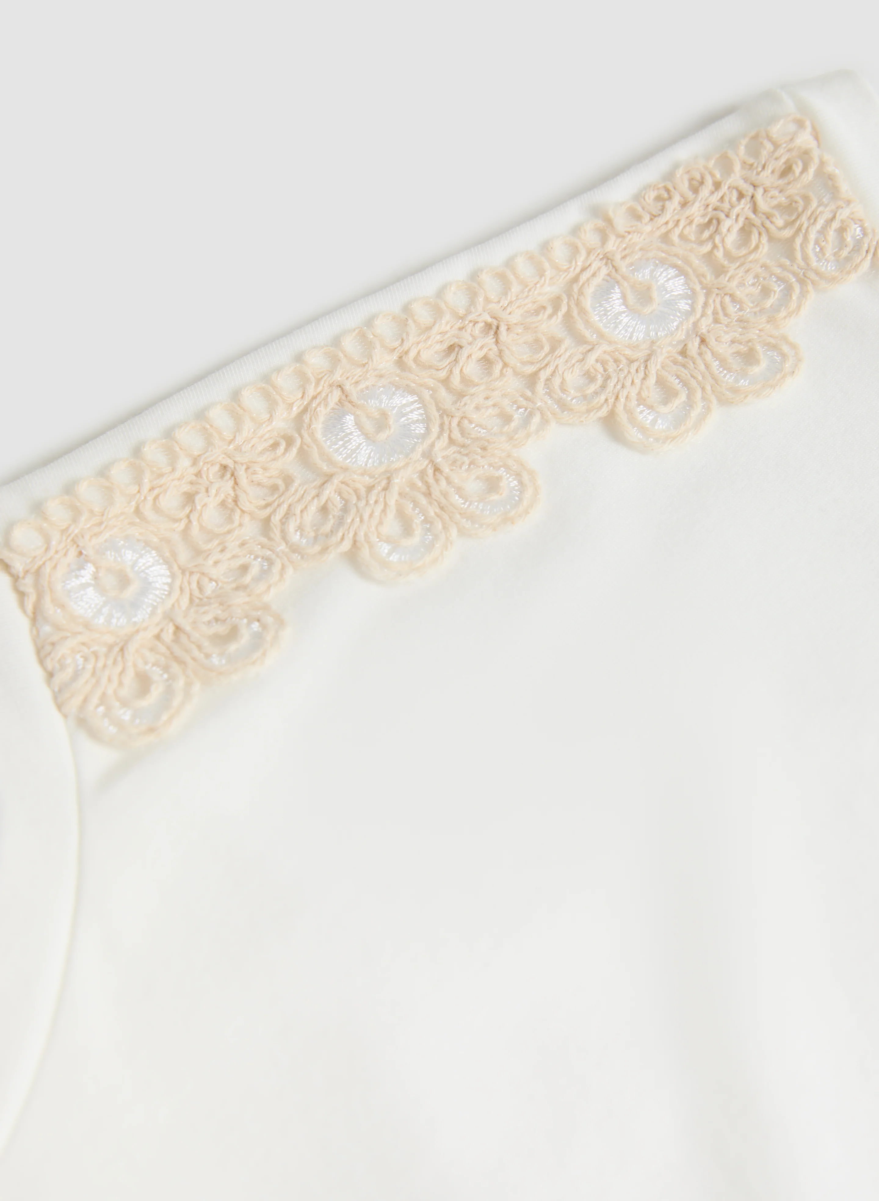 Crochet Hem T-Shirt - Image 7