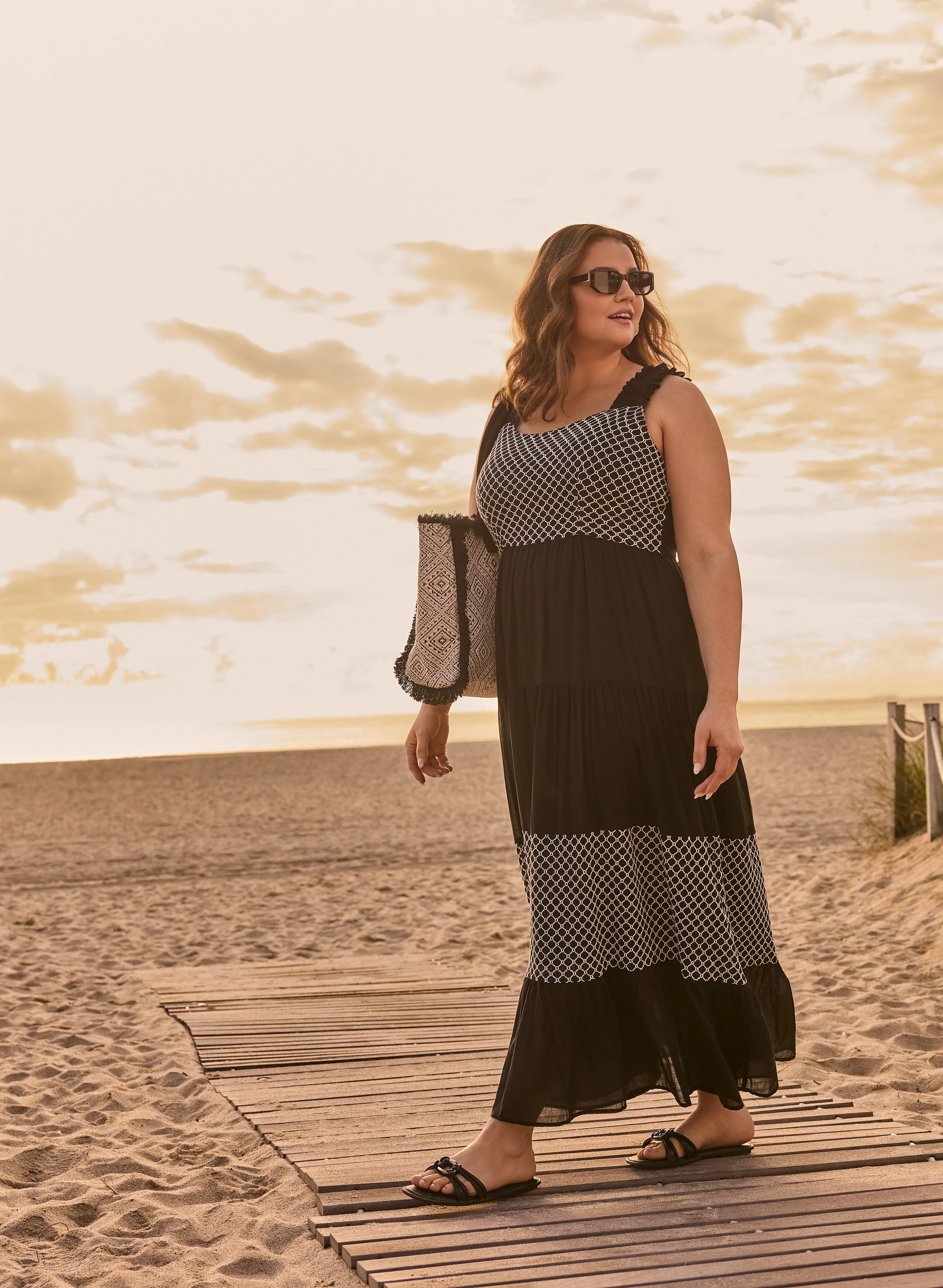 Crochet Maxi Dress - Image 2