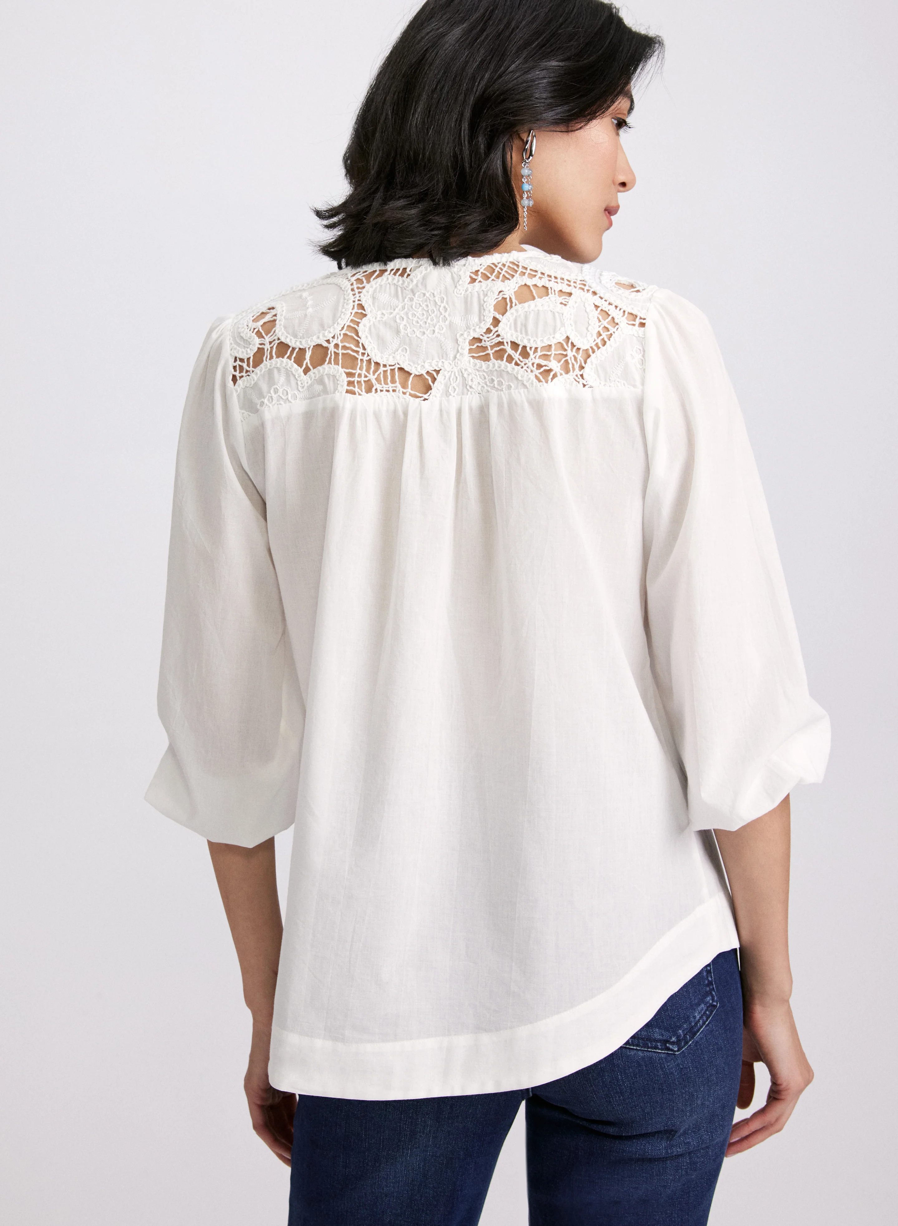 Crochet Detail Blouse - Image 2