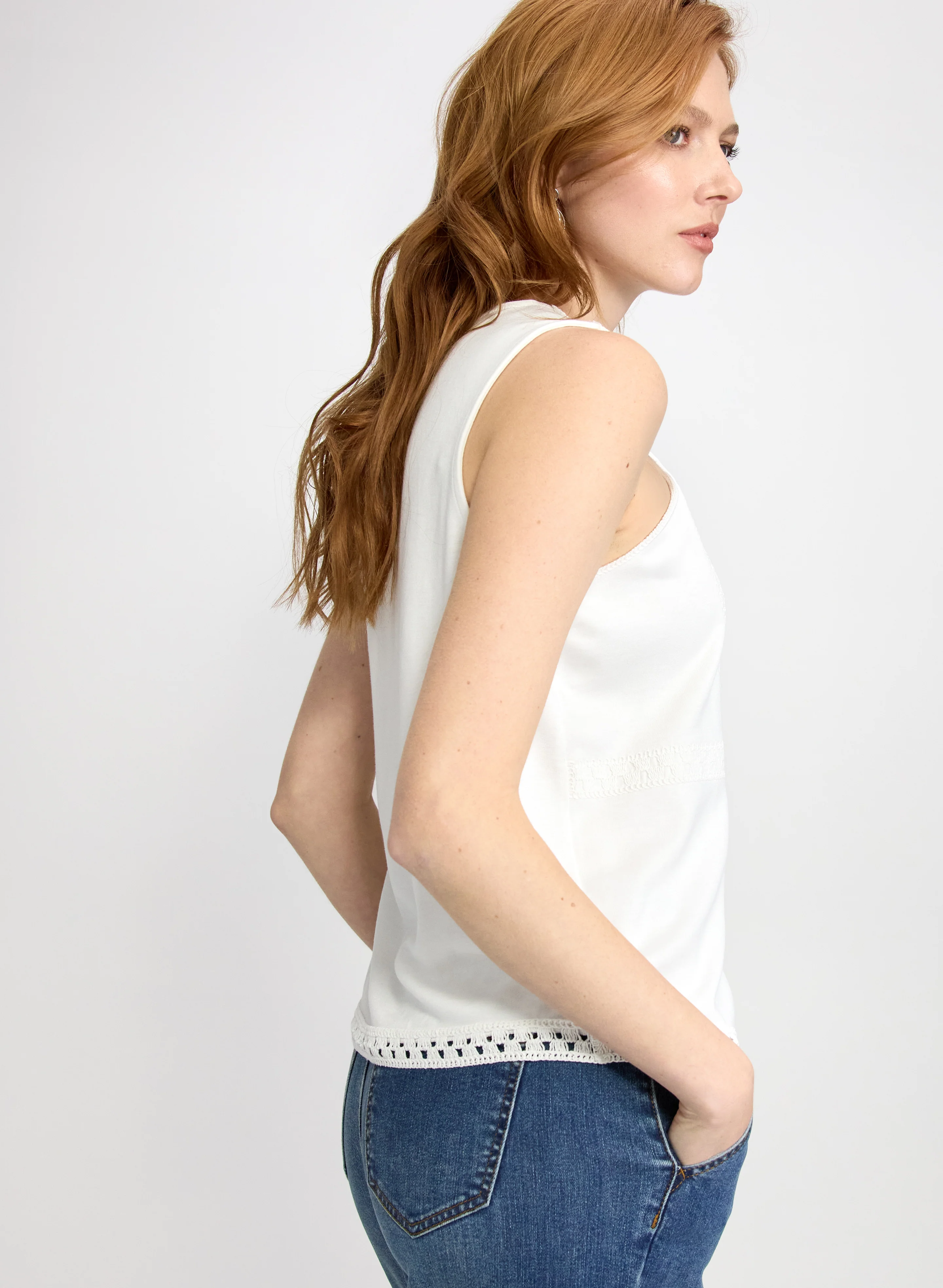 Crochet Trim Top - Image 5
