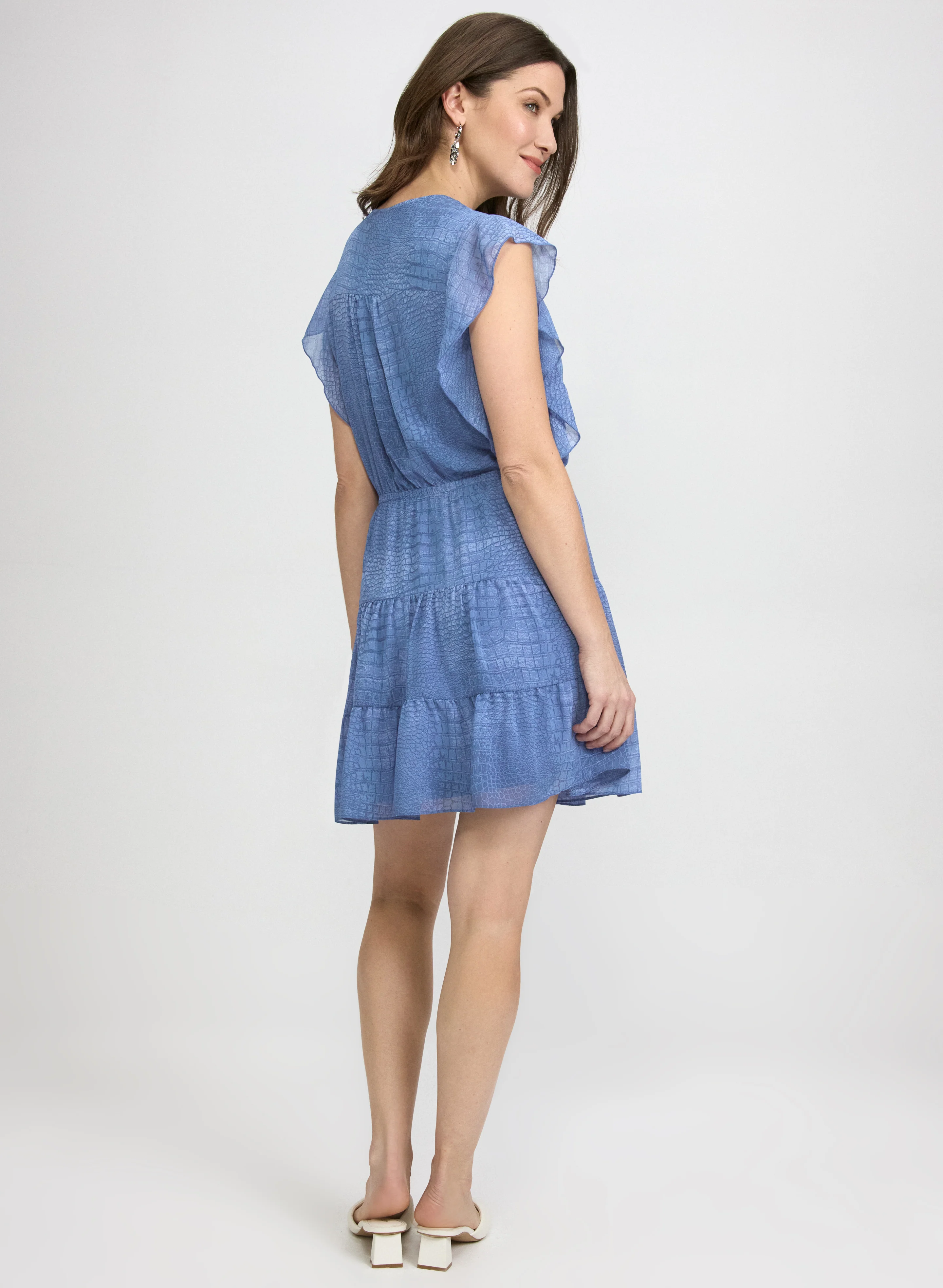 Crocodile Print Dress - Image 4