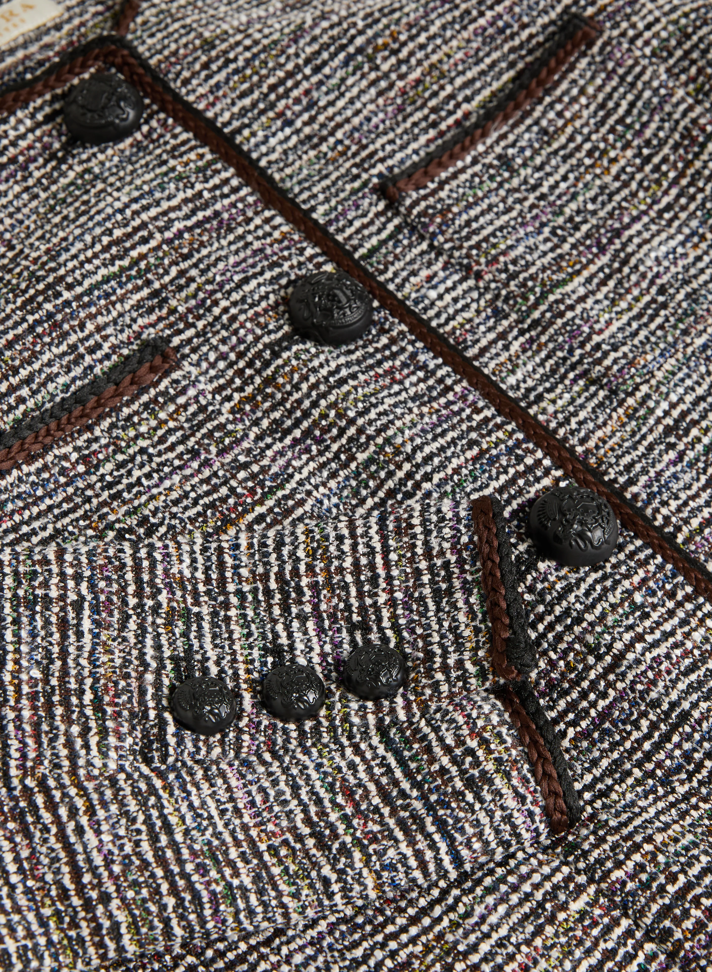 Cropped Bouclé Jacket - Image 7