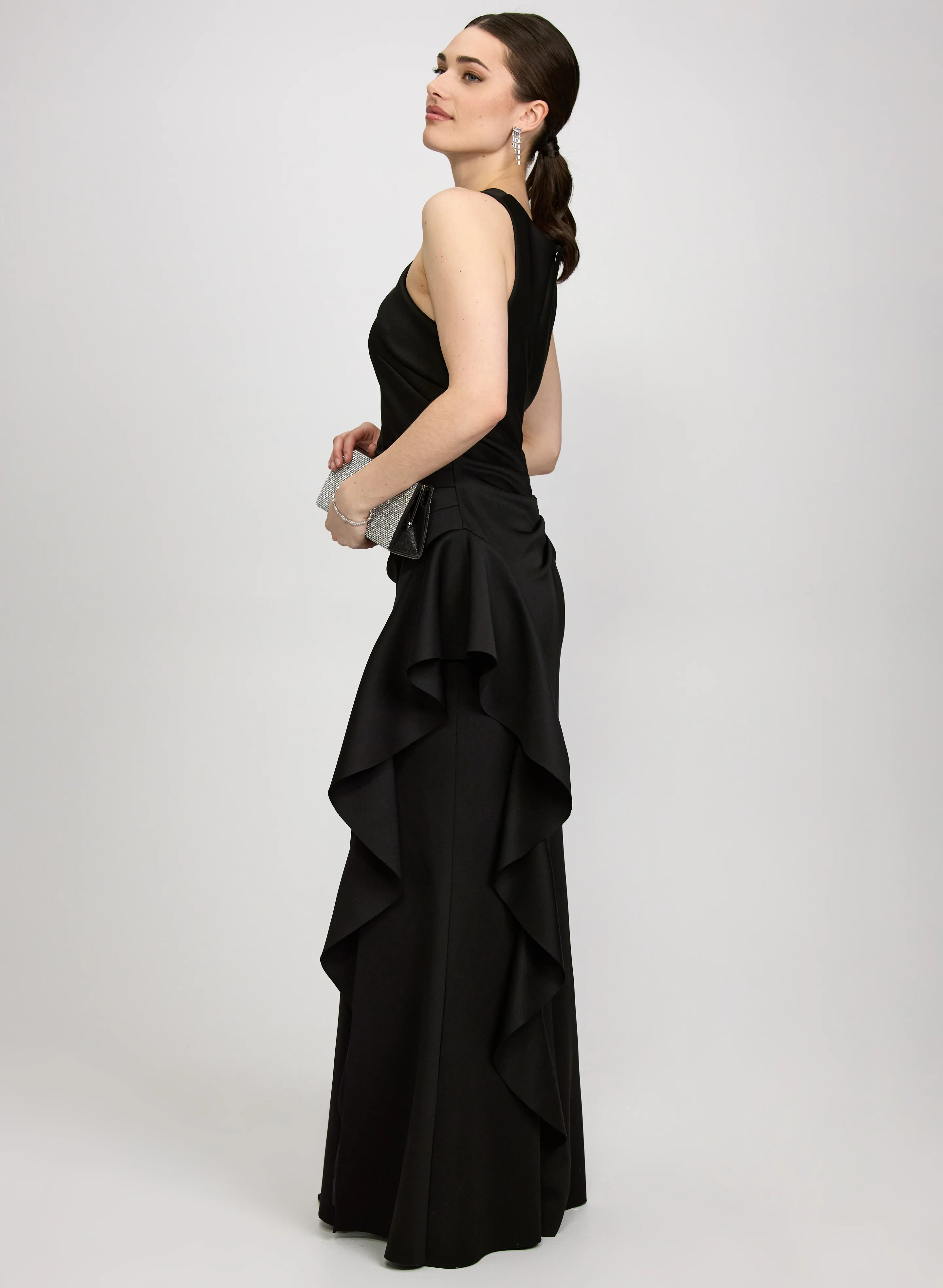 Crossover Halter Neck Dress - Image 2